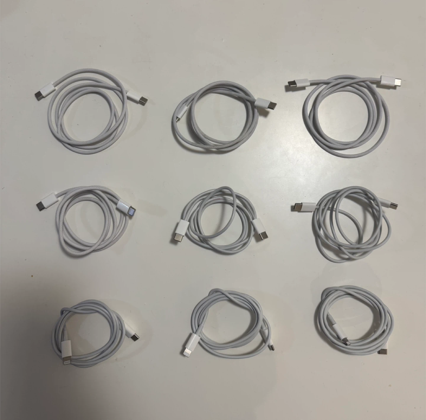 Genuine Apple cables