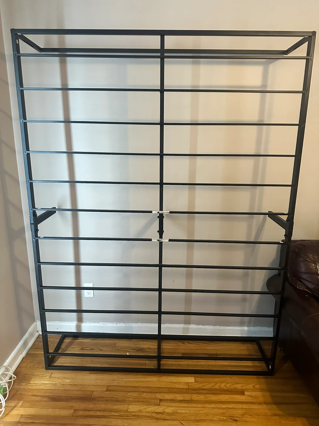 Black full/queen bed frame - photo 4