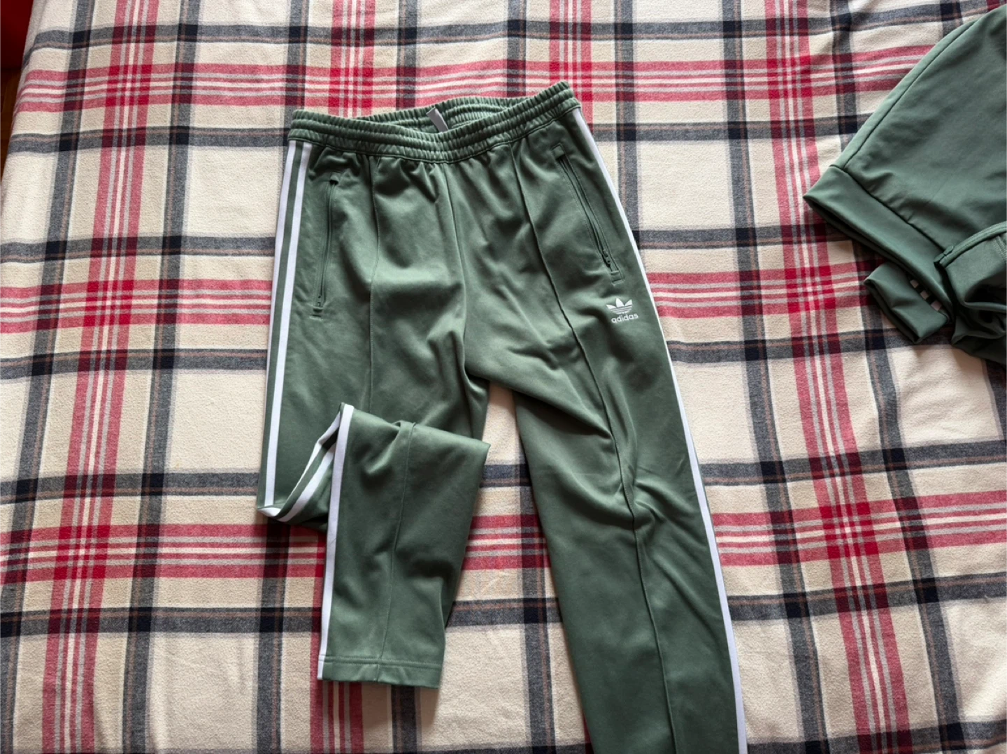 Adidas Tracksuit Set Olive Green - photo 3