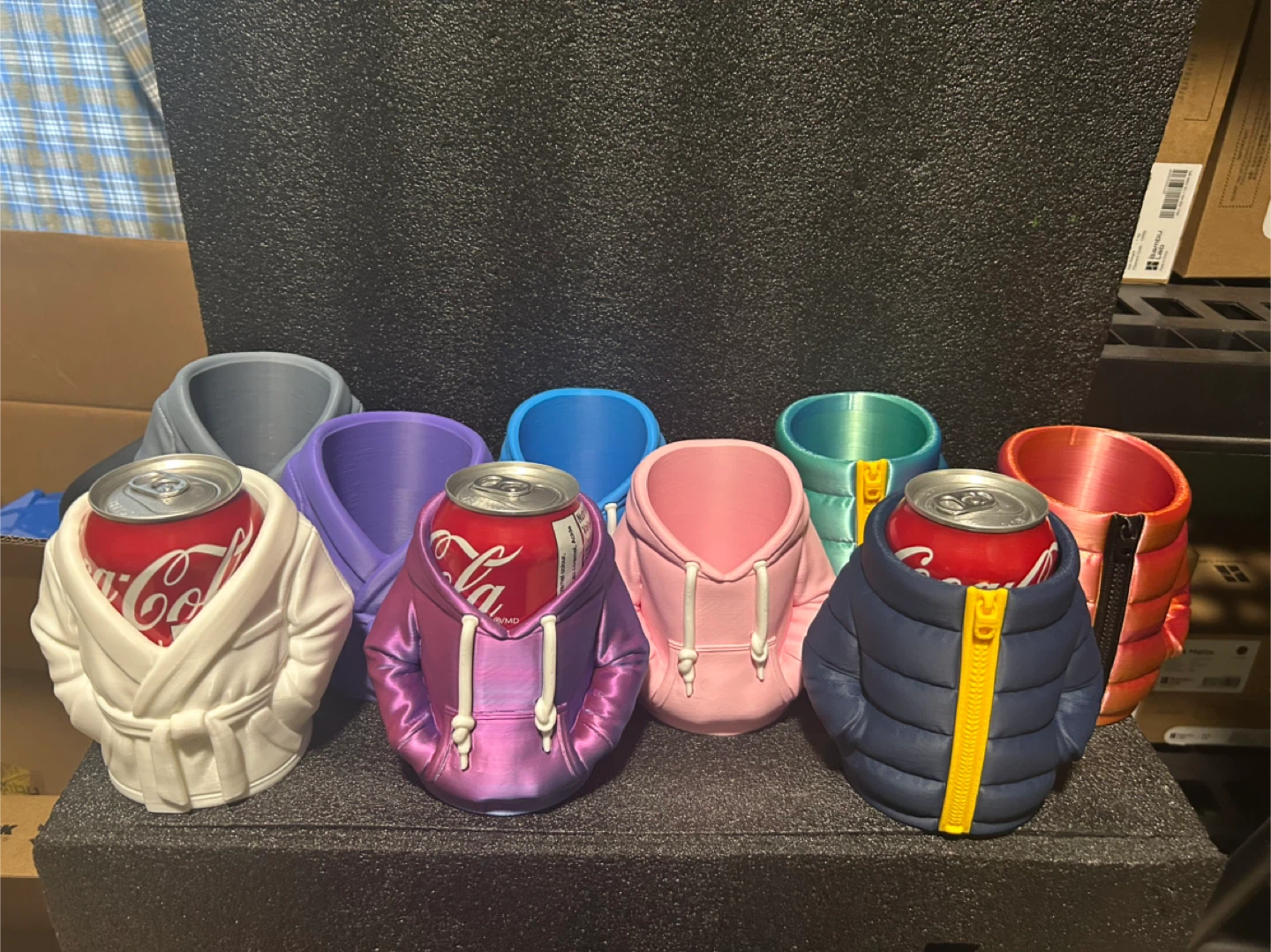 3D Printed Can Coolers several types - photo 3
