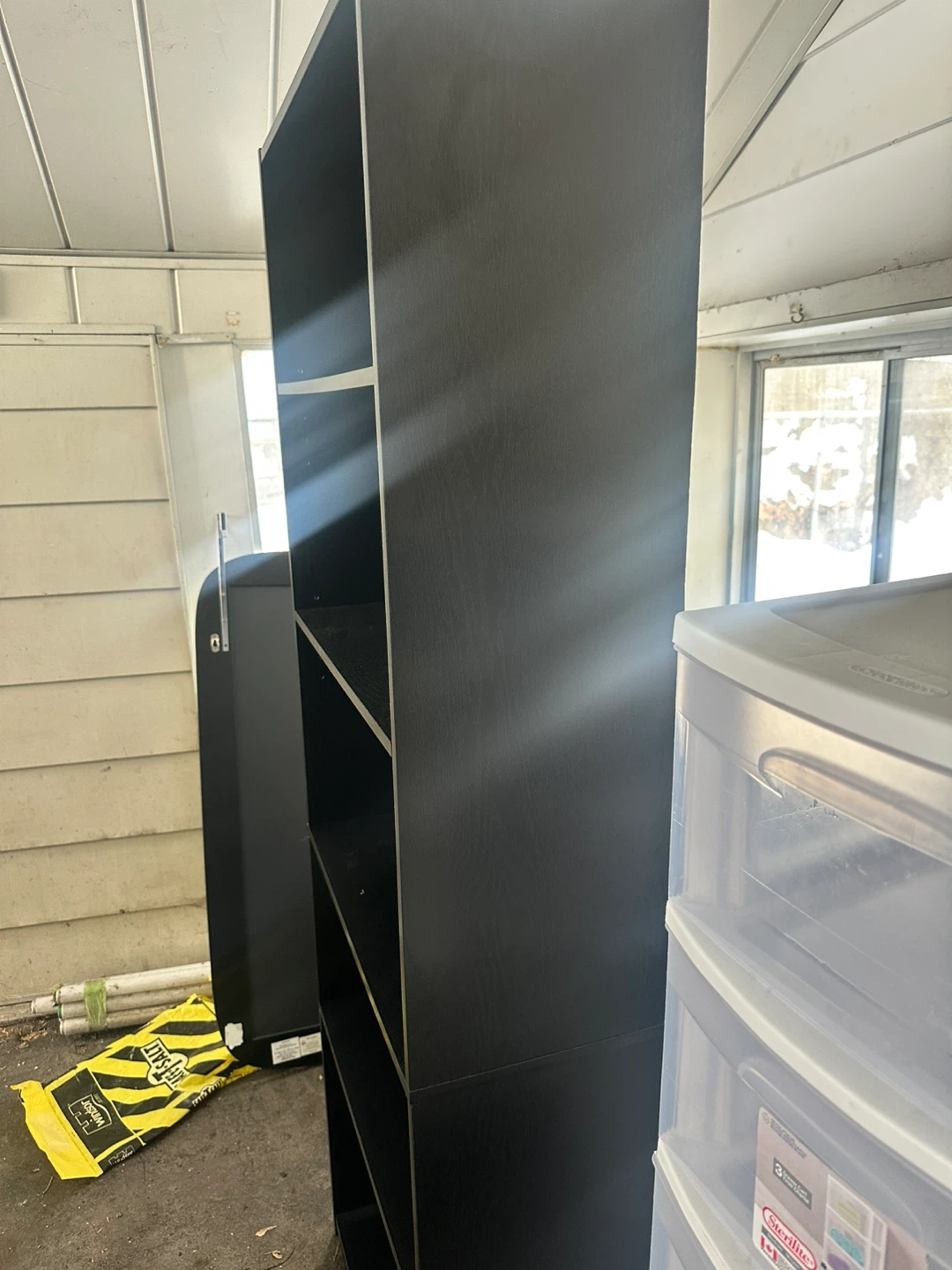 Black 5-Shelf Bookcase ikea - photo 3