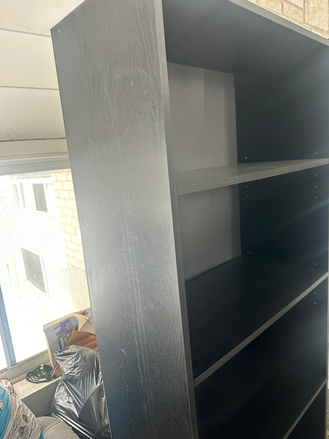 Black 5-Shelf Bookcase ikea
