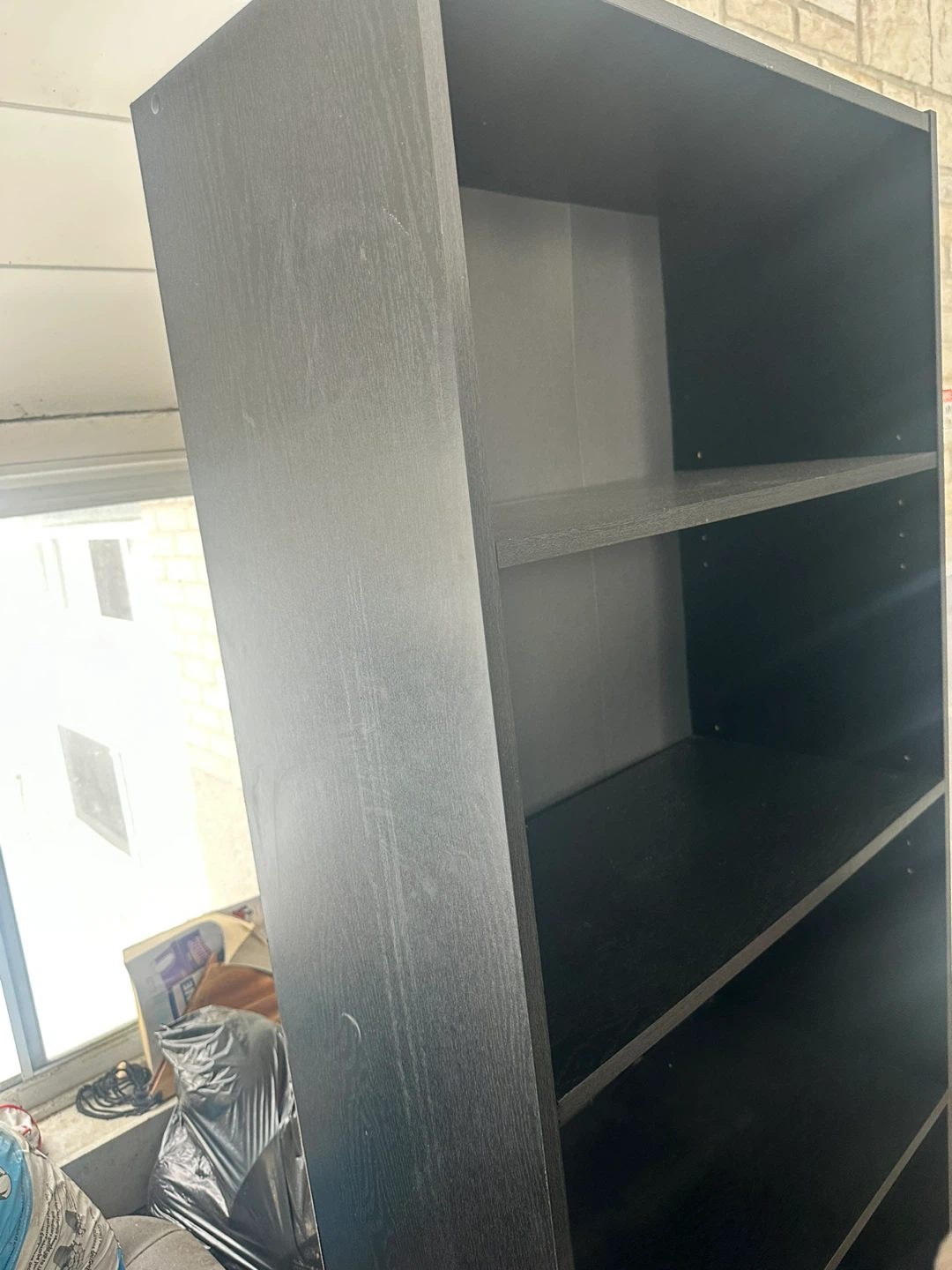 Black 5-Shelf Bookcase ikea - photo 4