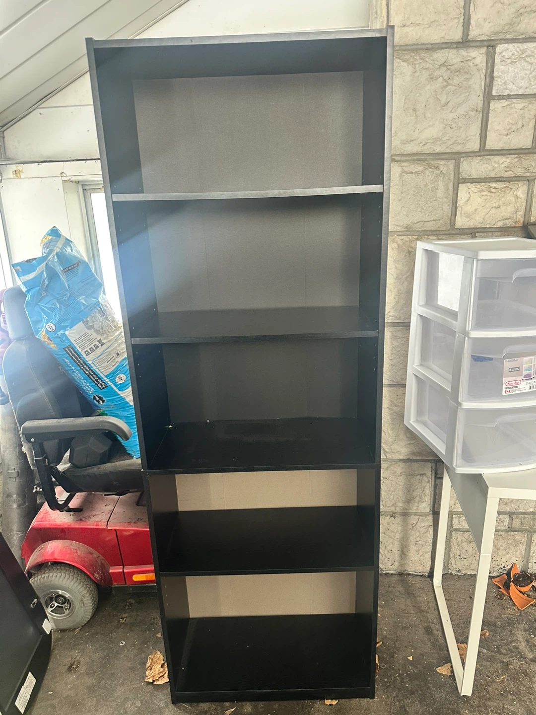 Black 5-Shelf Bookcase ikea - photo 5