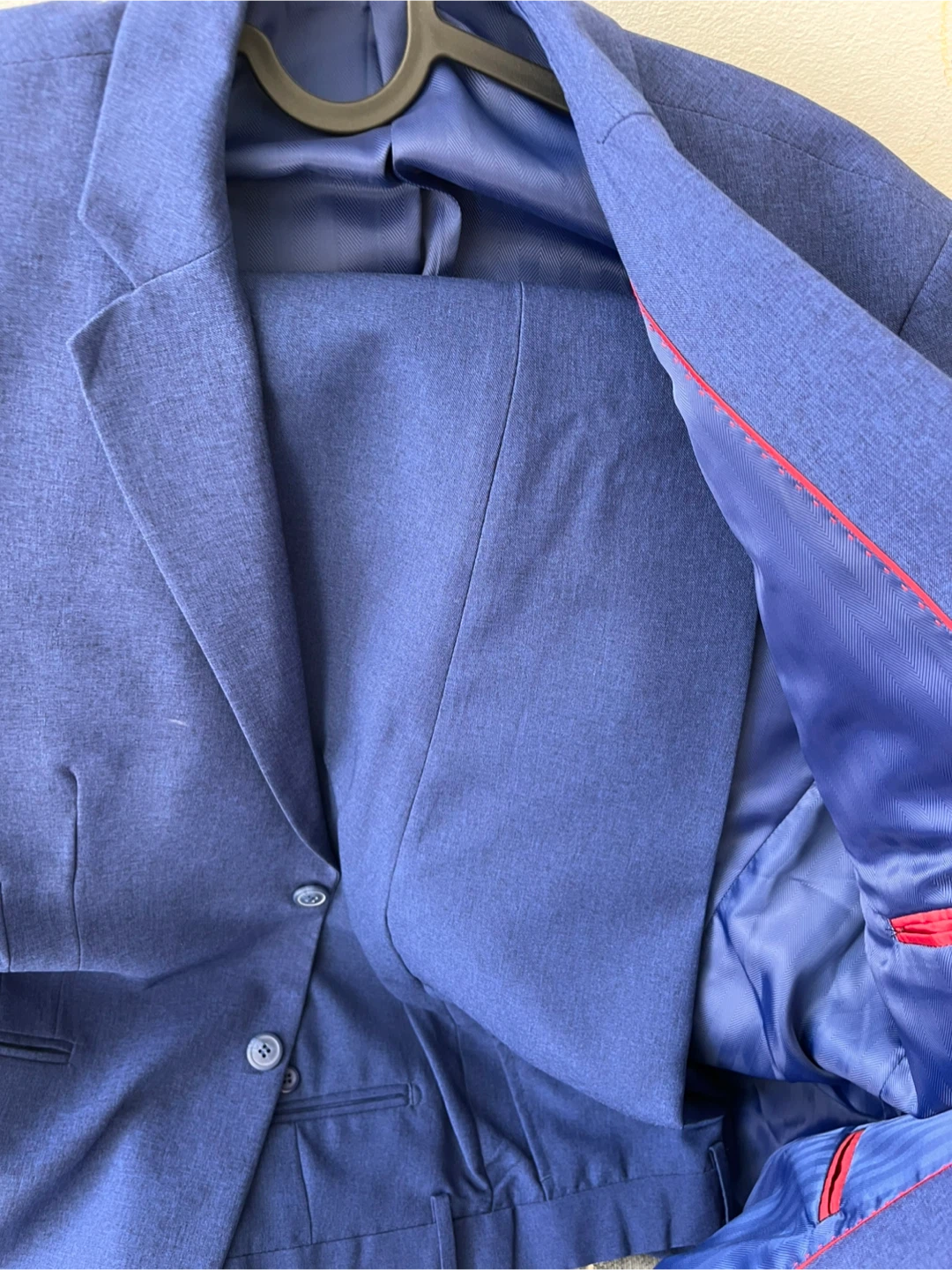 Blue Men's Suit Size 42 - photo 3