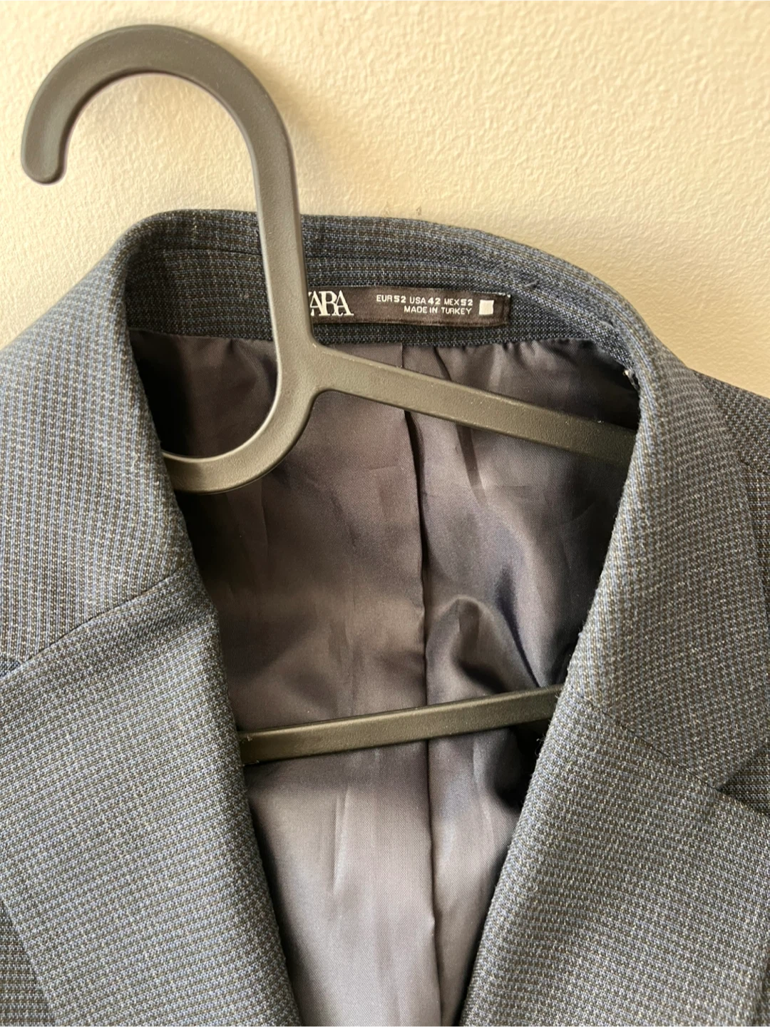 ZARA Men's Blazer - Grey/Olive Green - photo 3