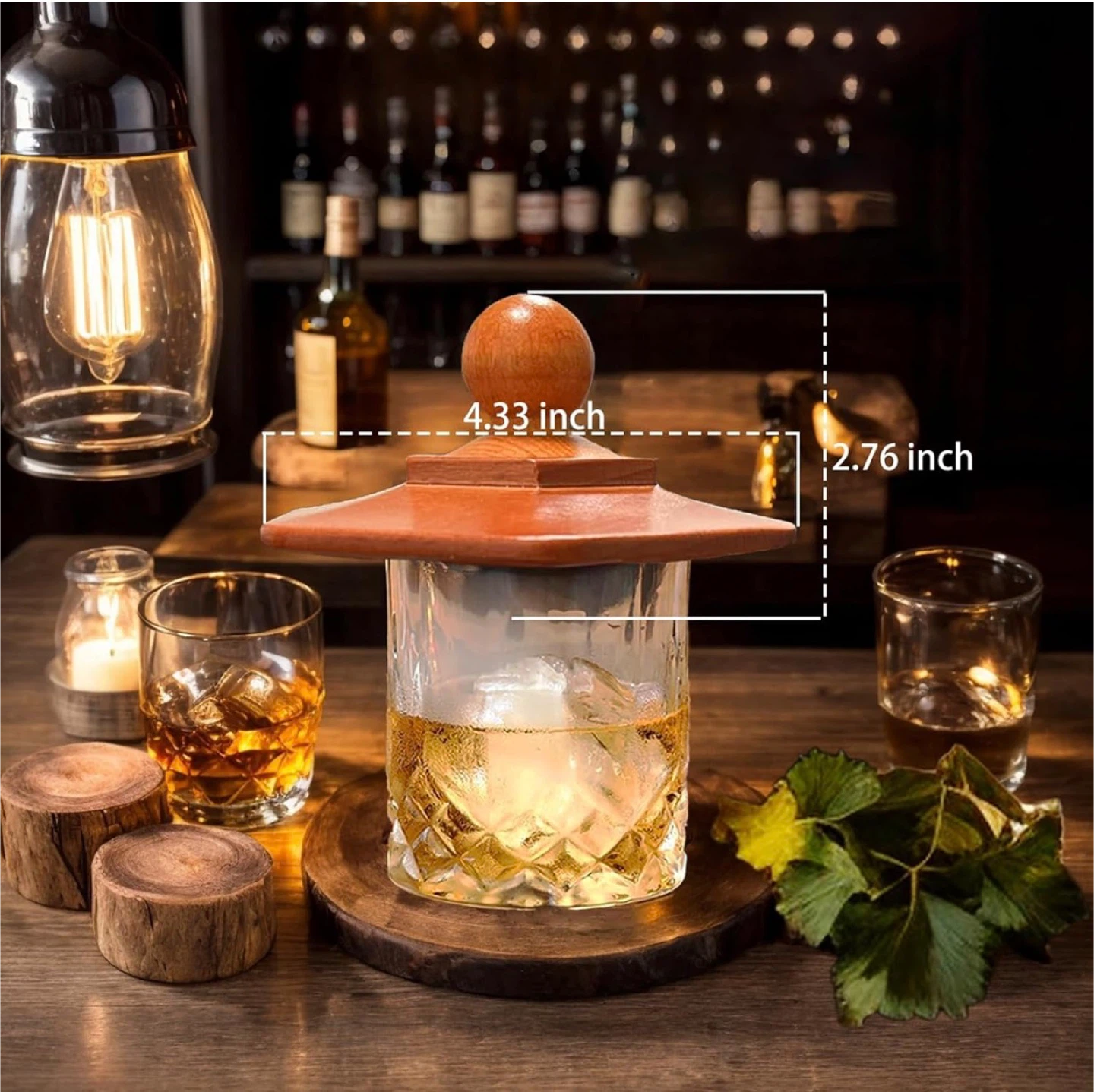 Whiskey & Cocktail Smoker Kit with Wood Chips and Torch - photo 2
