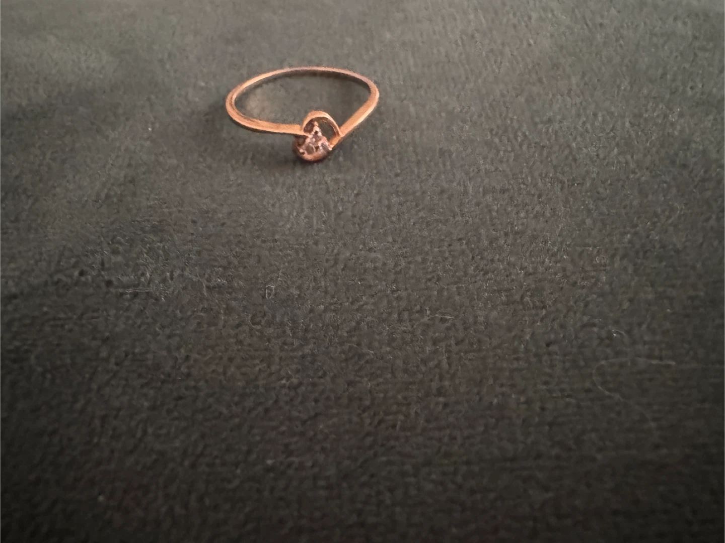 18 karate real gold 0.3 ct diamond from DW - photo 2