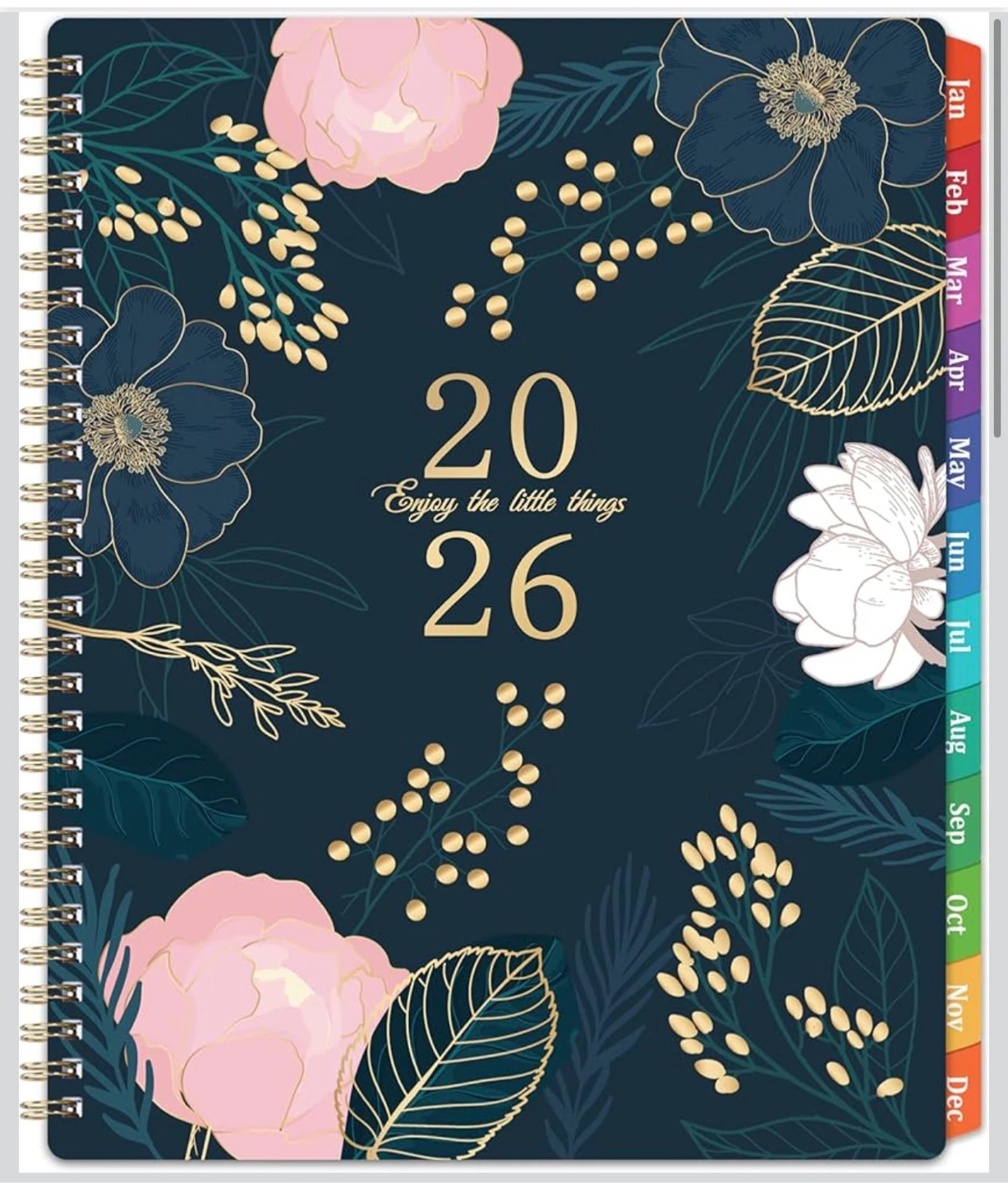 2026 Monthly & Weekly Planner - Floral Design