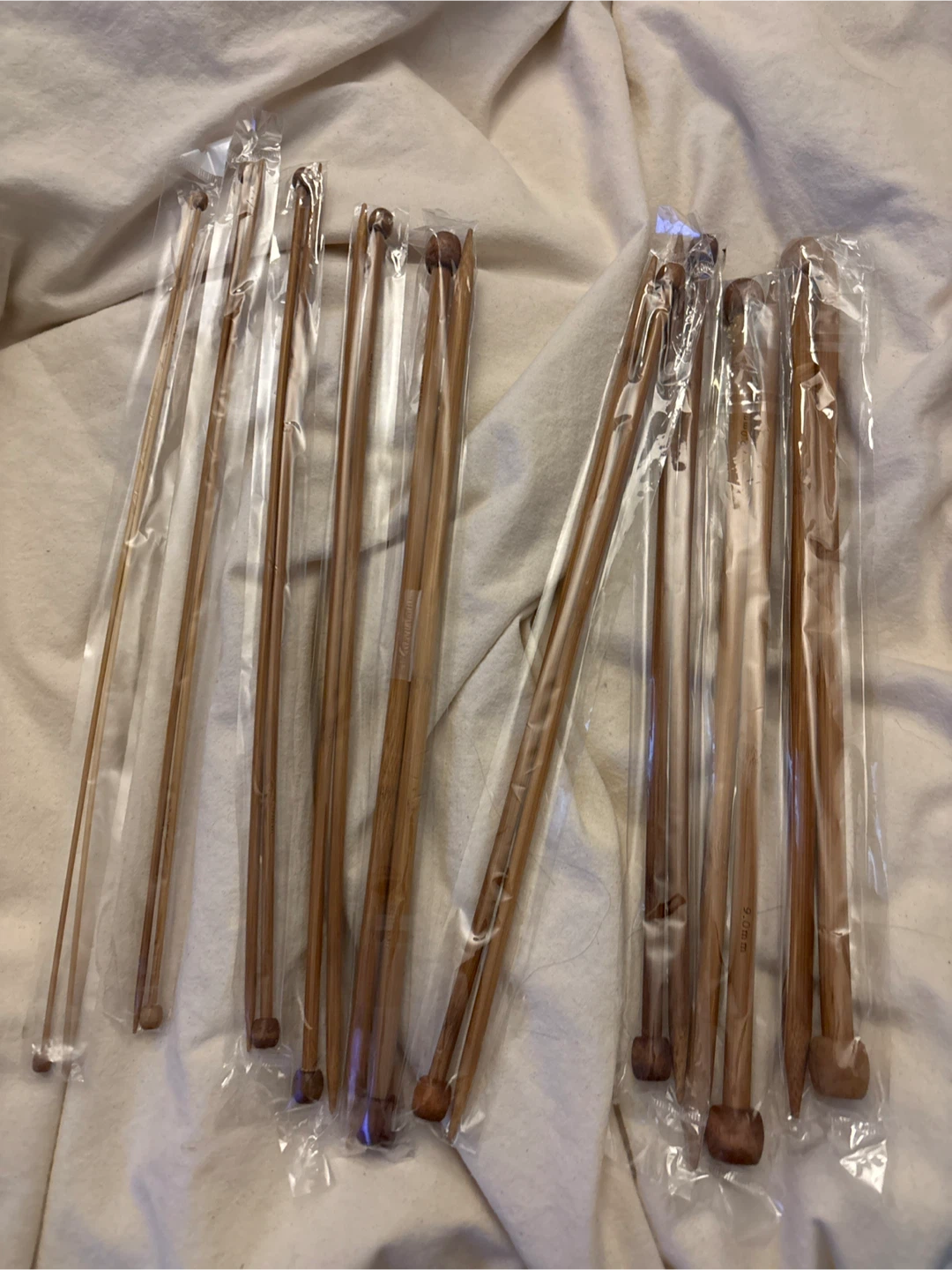 Bamboo Crochet Hooks and Knitting Needles Set - photo 2