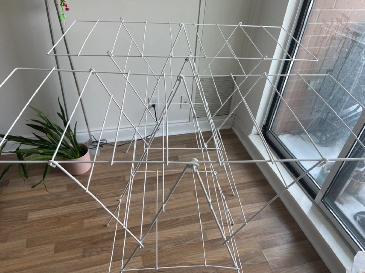 White Foldable Drying Rack x2 - photo 2