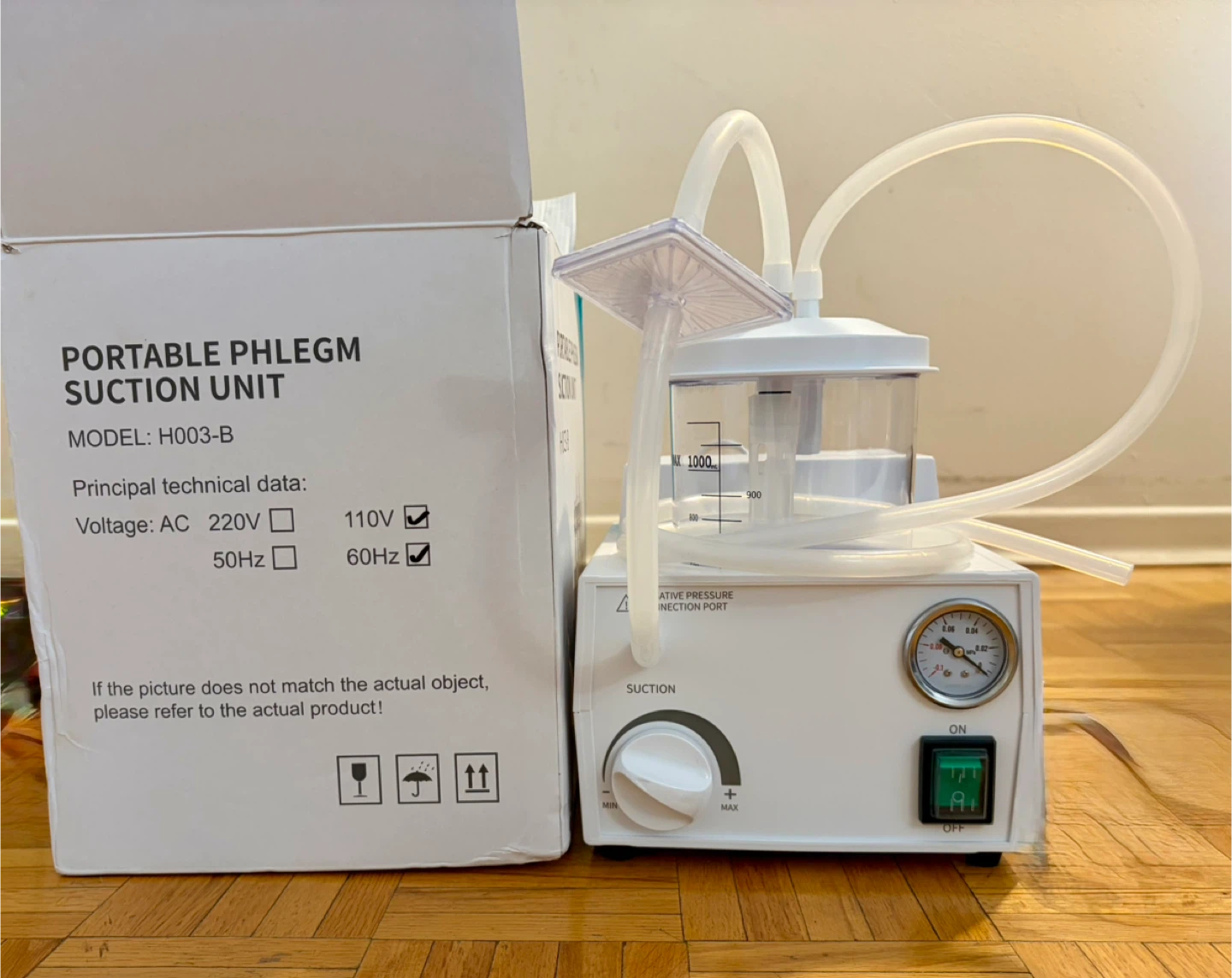 Portable Phlegm Suction Unit H003-B - photo 4