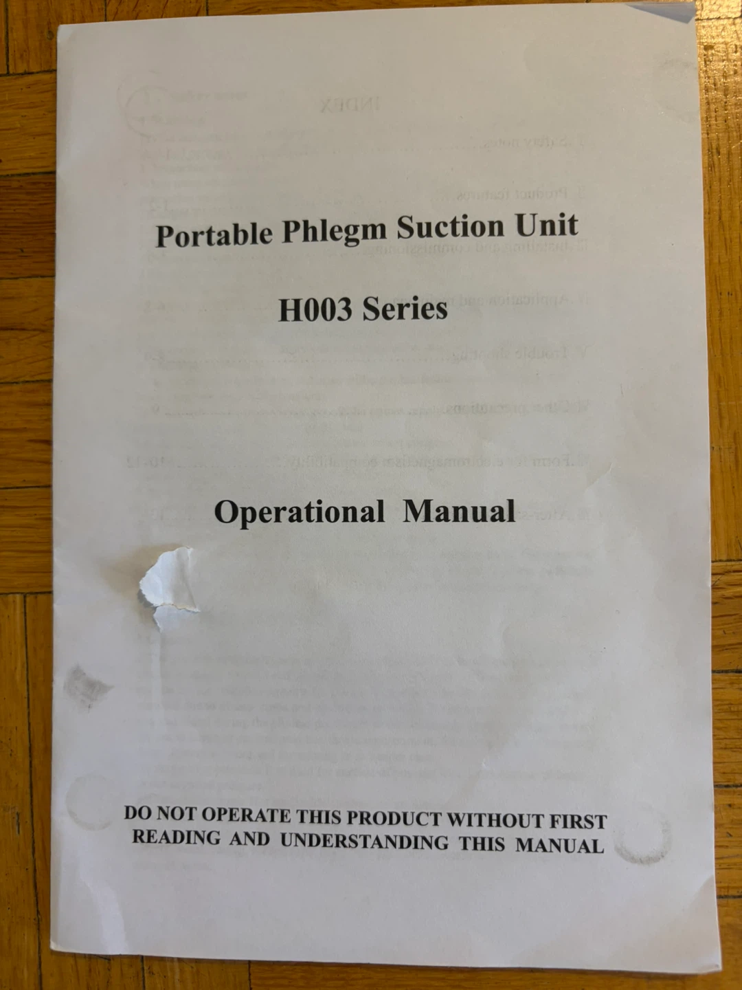 Portable Phlegm Suction Unit H003-B - photo 5