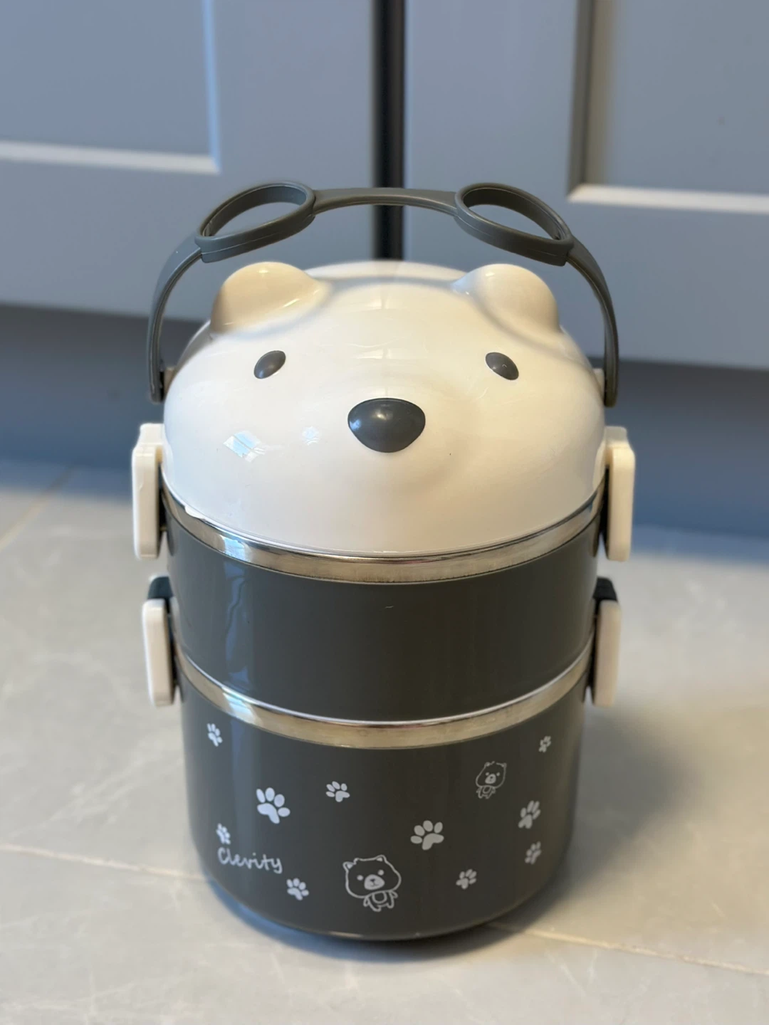 Cute Bear 2-Tier Bento Lunch Box - photo 4