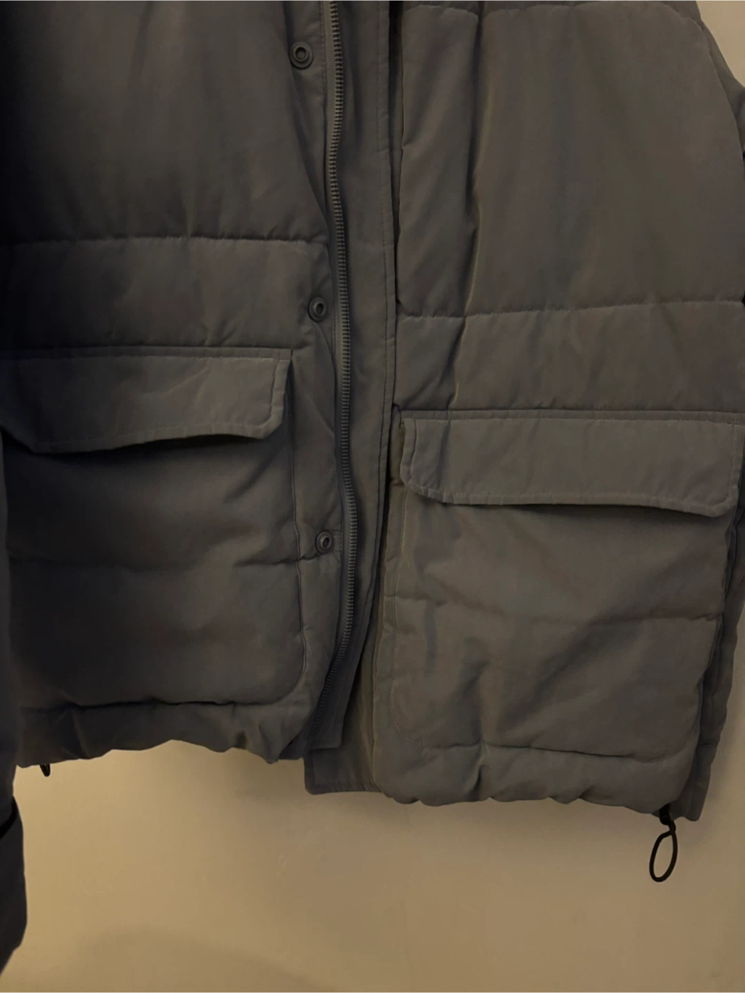 ZARA Blue ,Grey Puffer Jacket - photo 4
