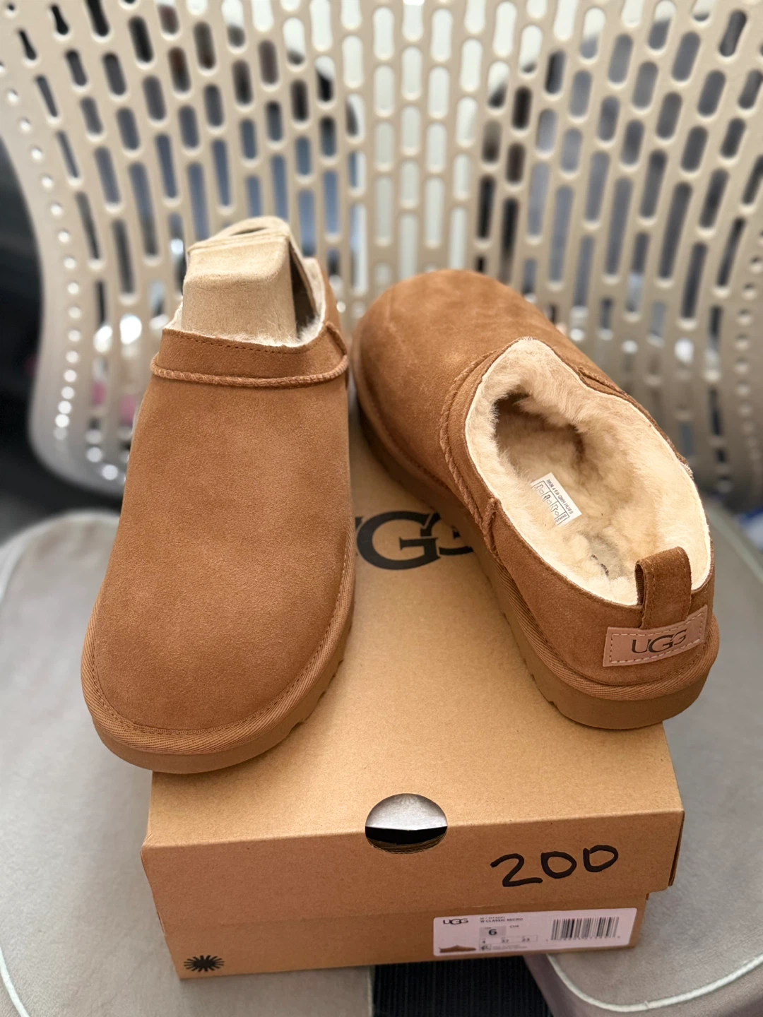 UGG Tasman - Chestnut Suede & Sheepskin - Size 6 women - photo 3