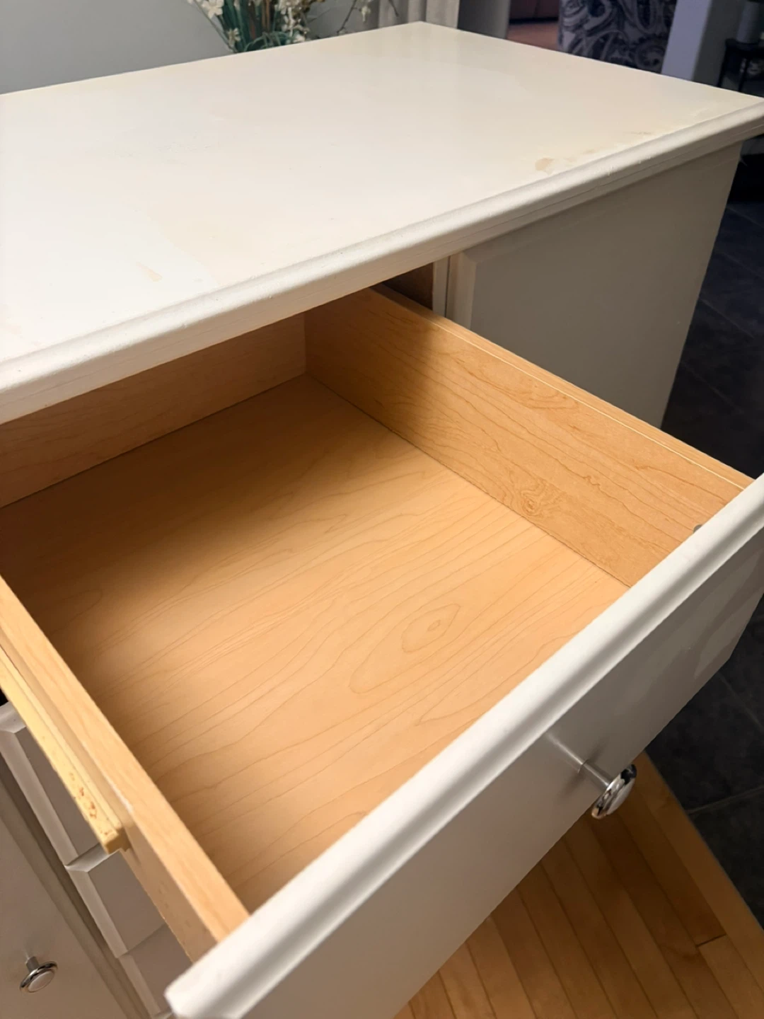White Dresser with Doors and Drawers - photo 5