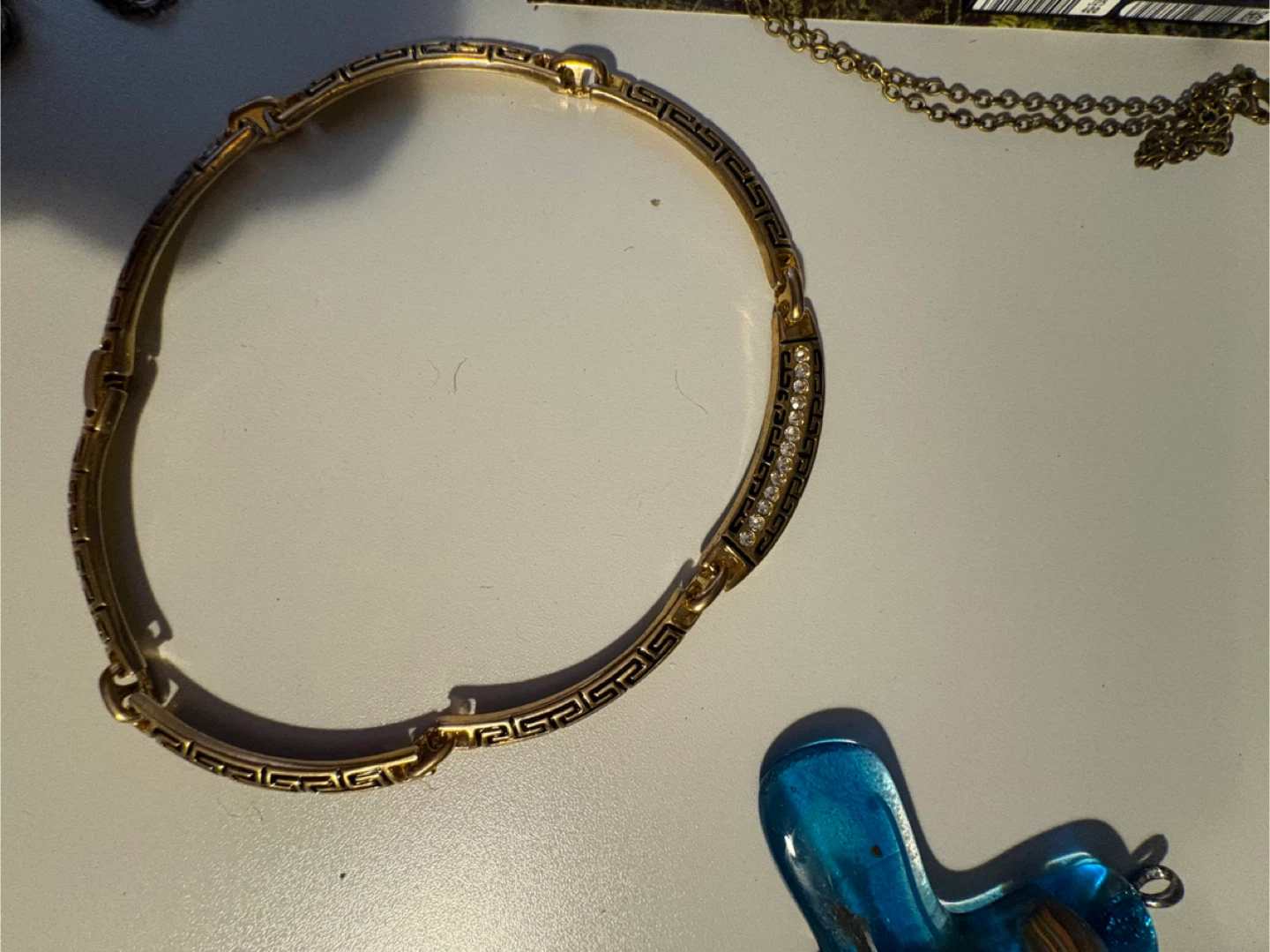 Copper Chain Necklace and Assorted Jewellery