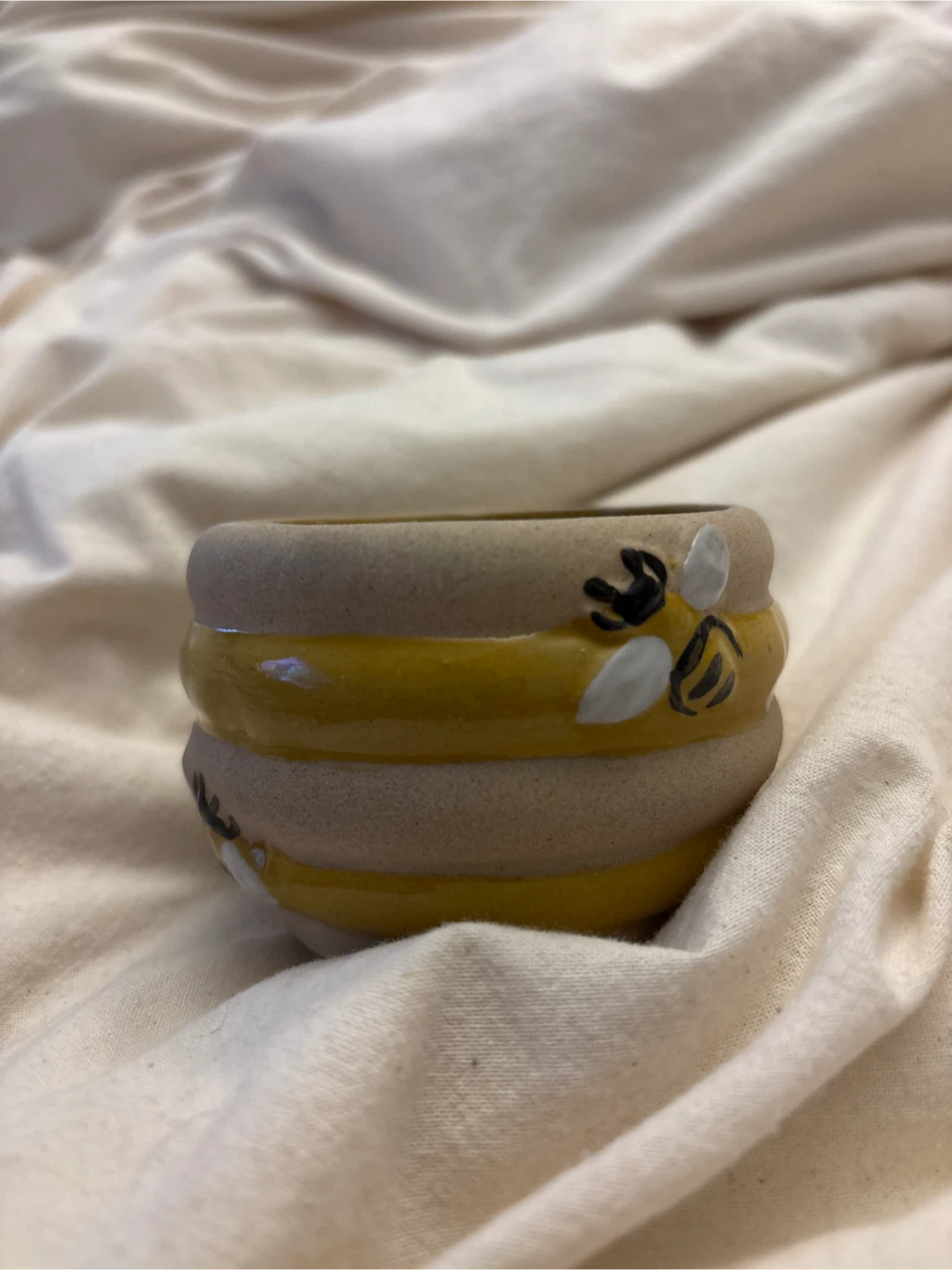 Ceramic Bee Planter Pot - photo 3