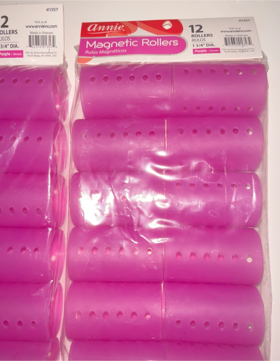 Annie Magnetic Rollers - 2 packs of 12 rollers - photo 2