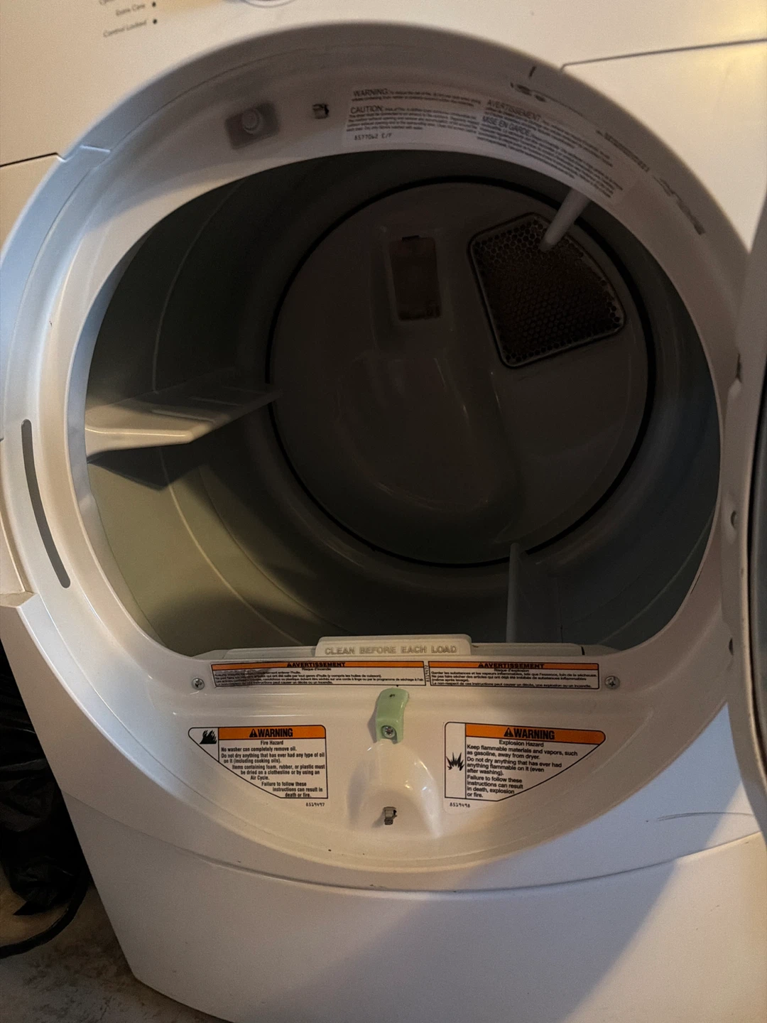 Maytag White Dryer - photo 2