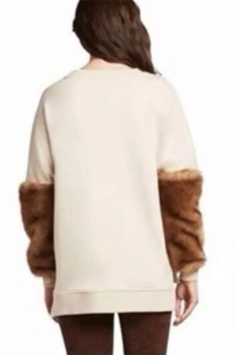 Elie Tahari Faux Fur Trim Sweatshirt - photo 2