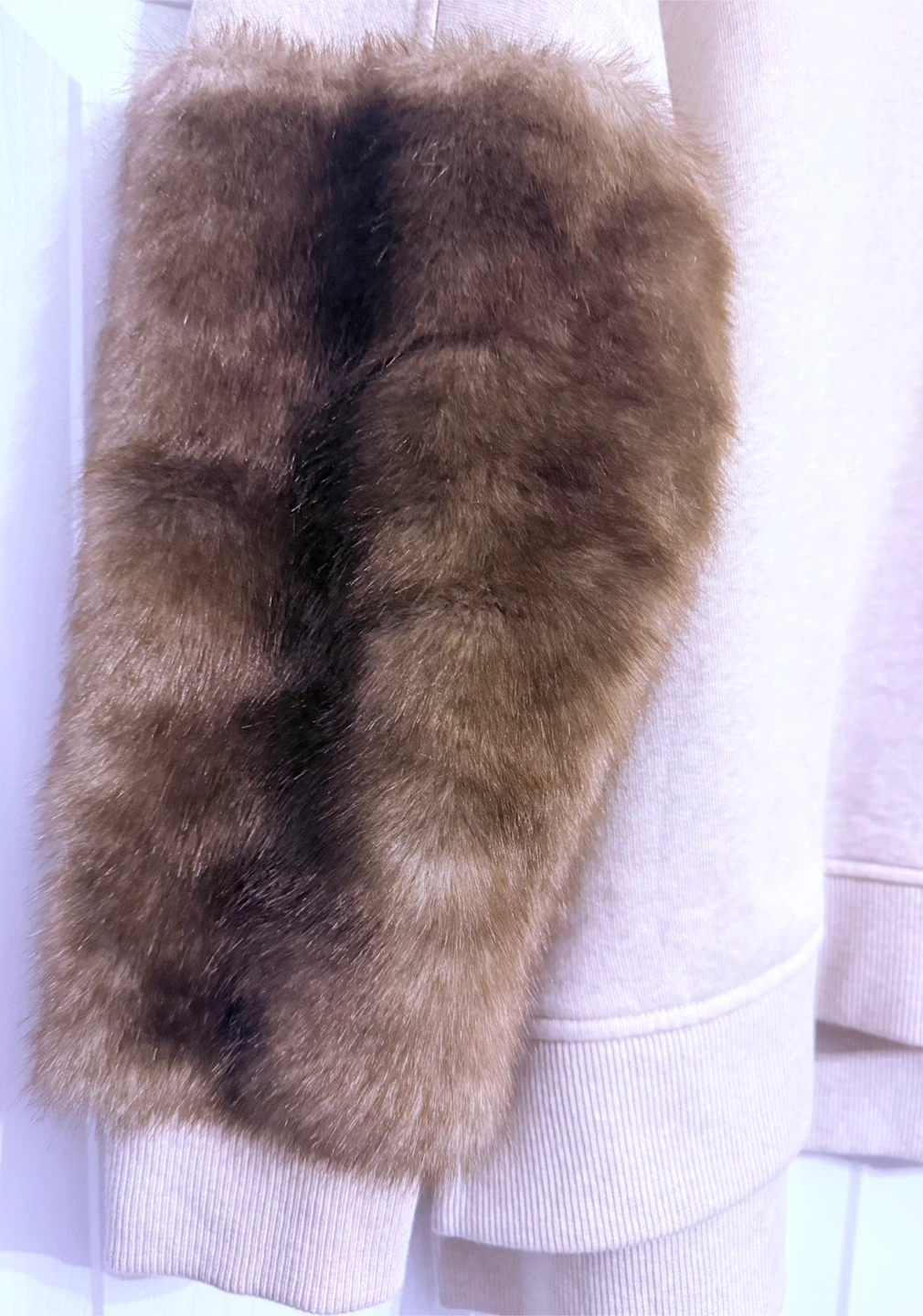 Elie Tahari Faux Fur Trim Sweatshirt - photo 5