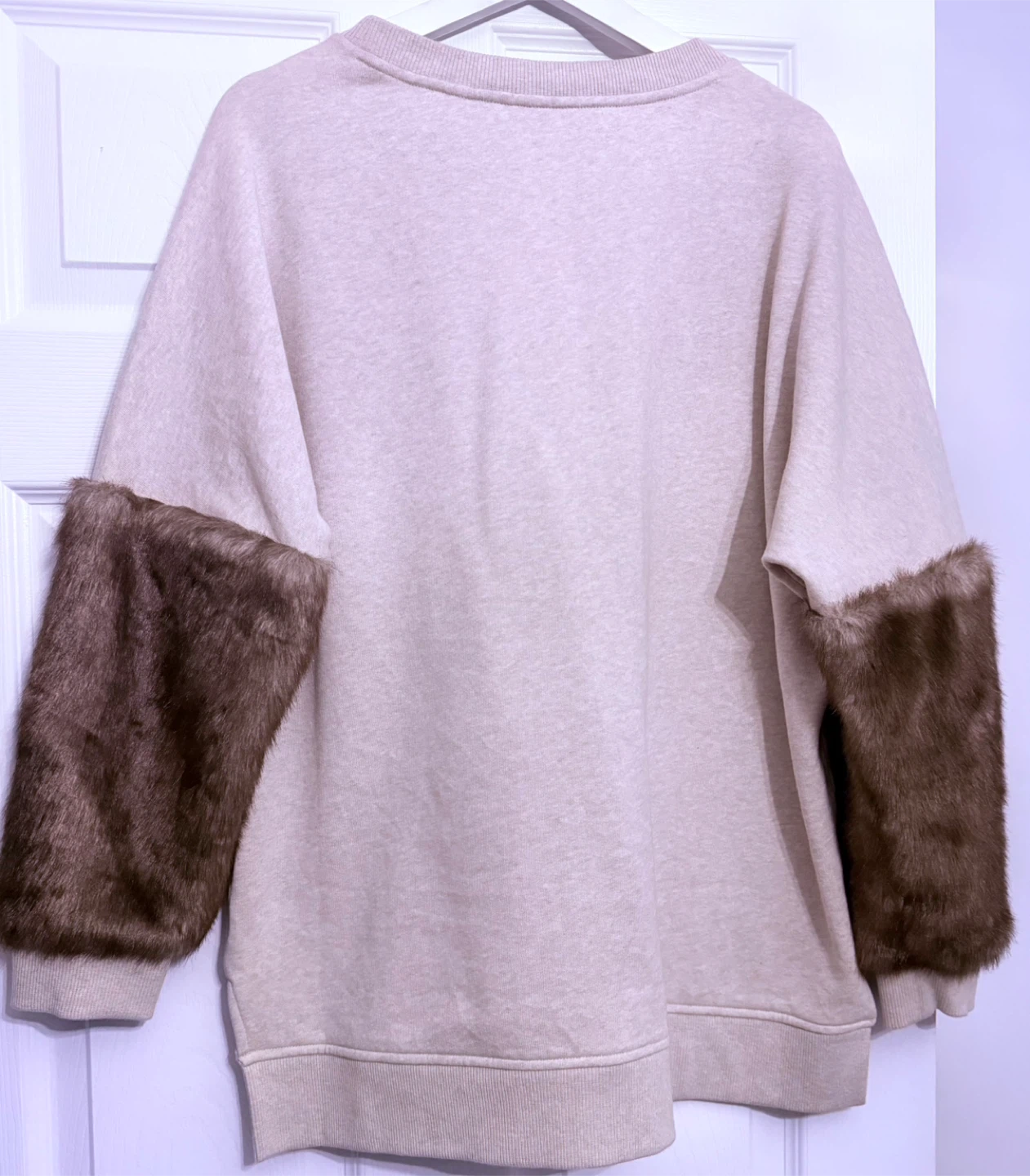 Elie Tahari Faux Fur Trim Sweatshirt - photo 4