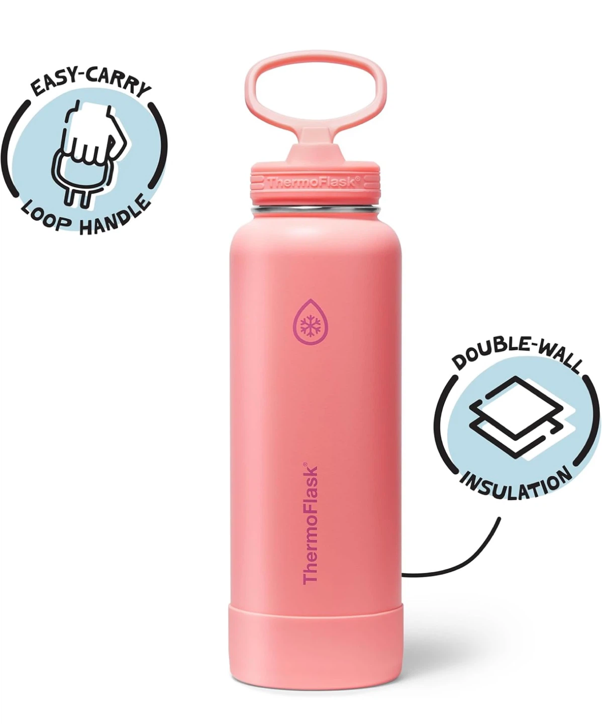 ThermoFlask 40 oz Stainless Steel Water Bottle with Straw Lid - photo 3