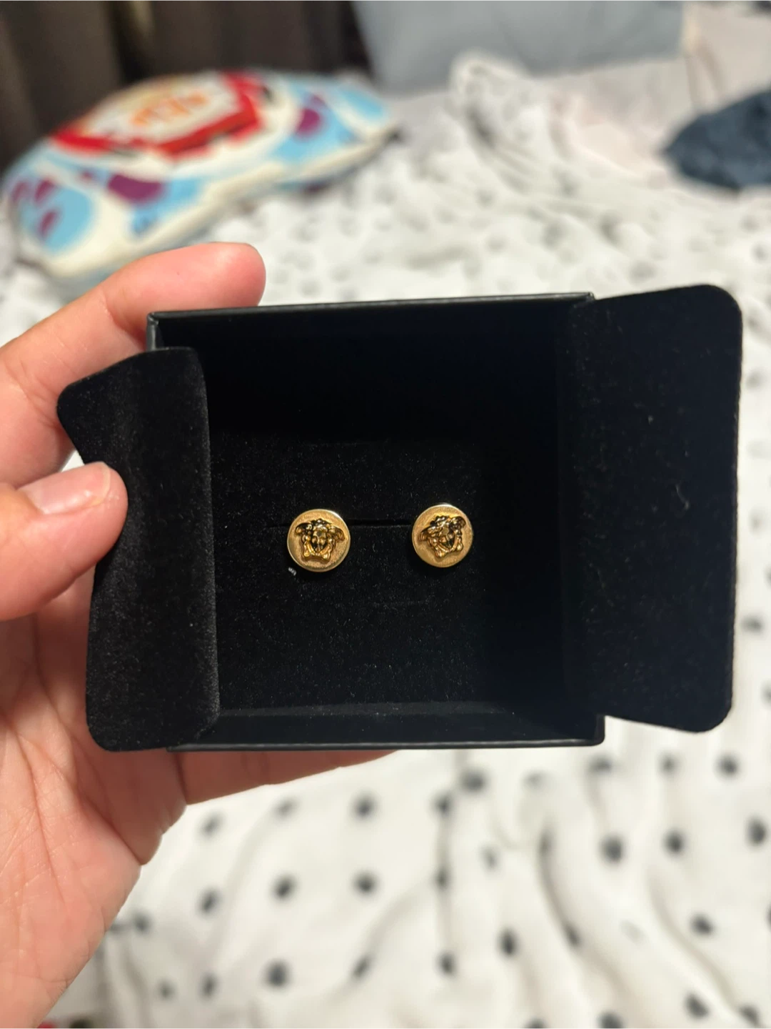 Versace Medusa Stud Earrings