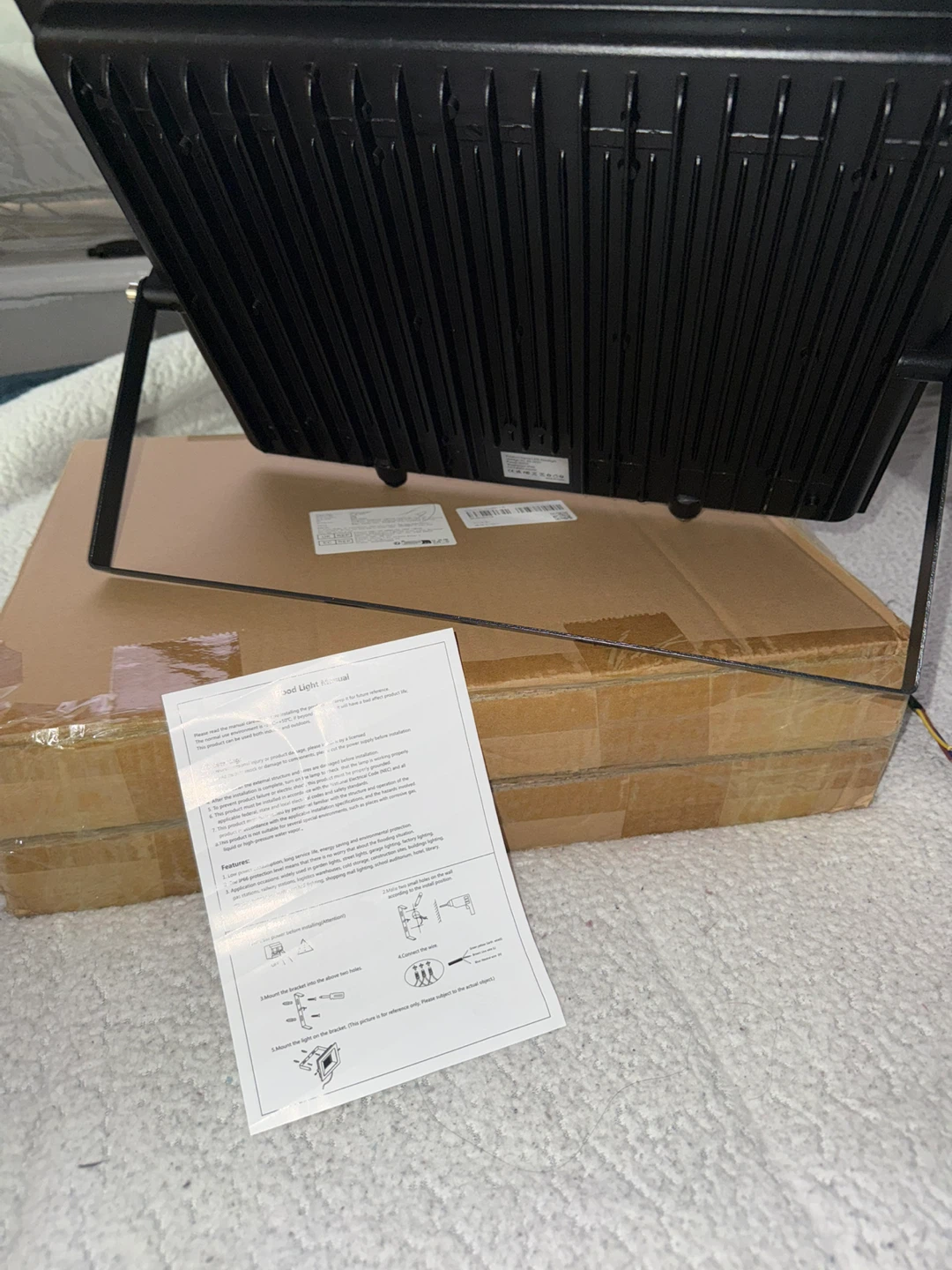 500W LED Flood Light IP66 Waterproof Outdoor Lighting - photo 2