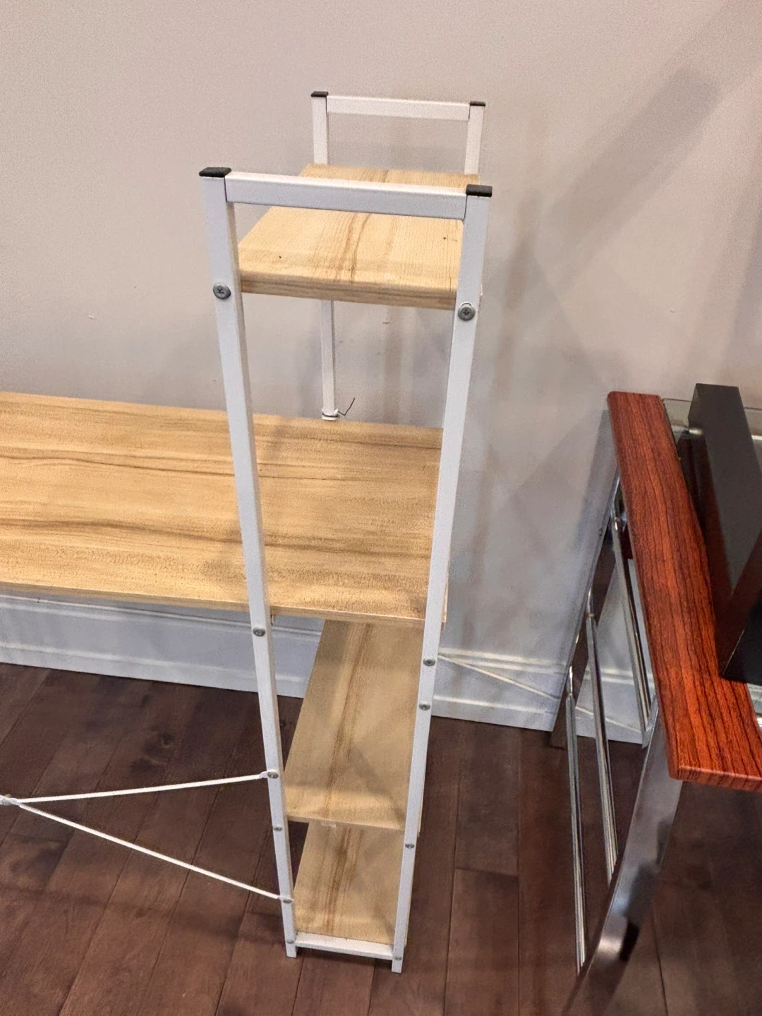 Desk with Shelving Unit - photo 3