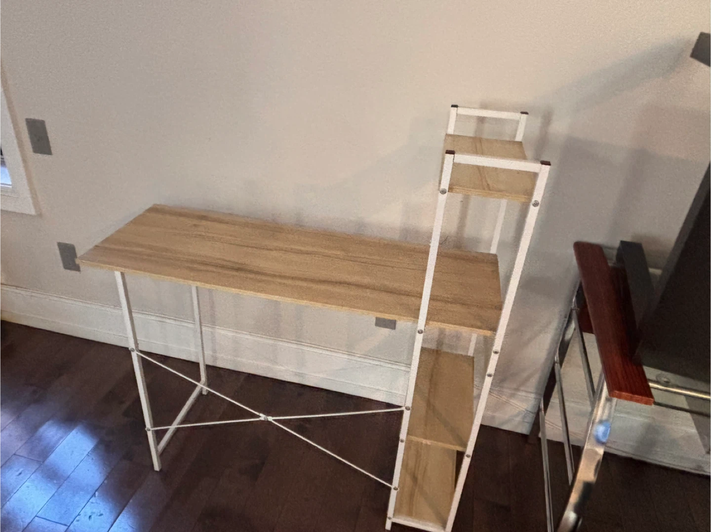 Desk with Shelving Unit - photo 2