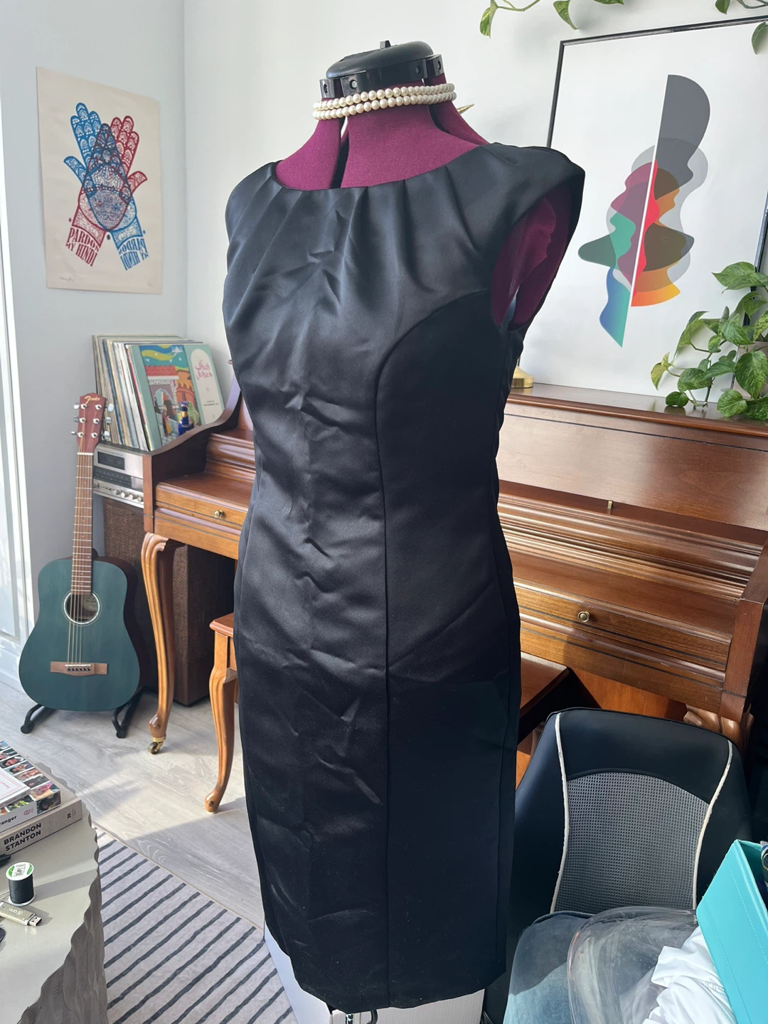 Chic black cocktail dress, tag 7/8