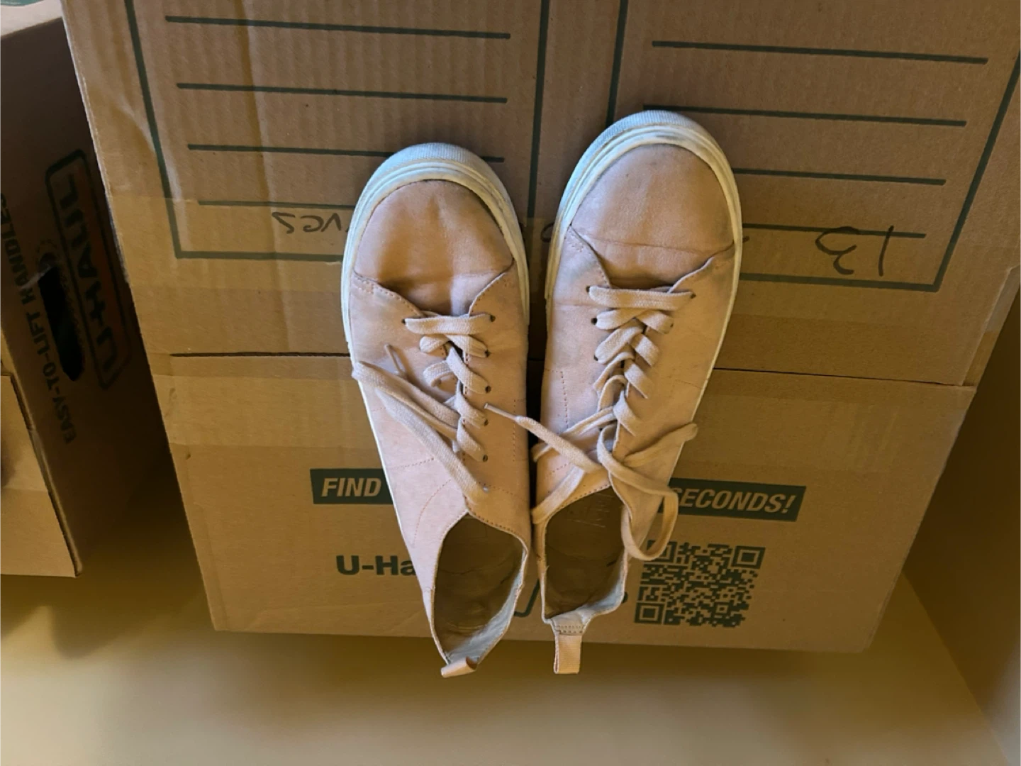 Light Pink Suede Sneakers - photo 2