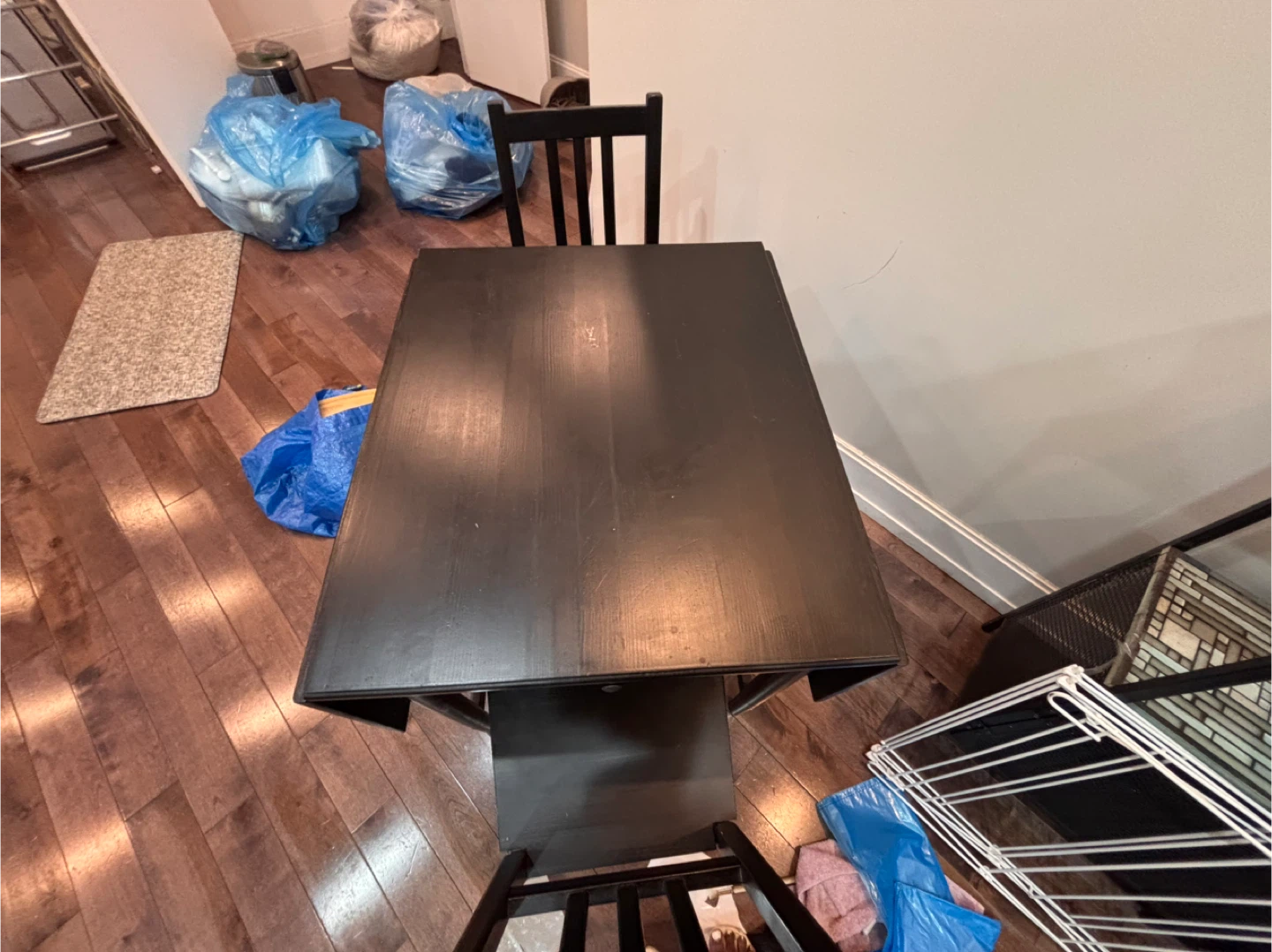 Folding dinning table with 2 chairs - photo 3