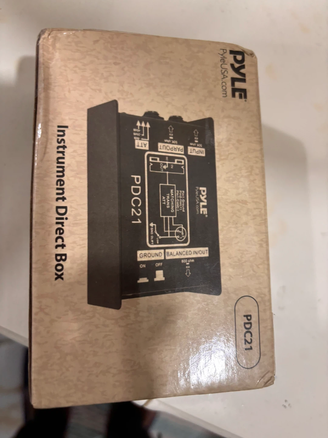 Pyle PDC21 Instrument Direct Box new never used