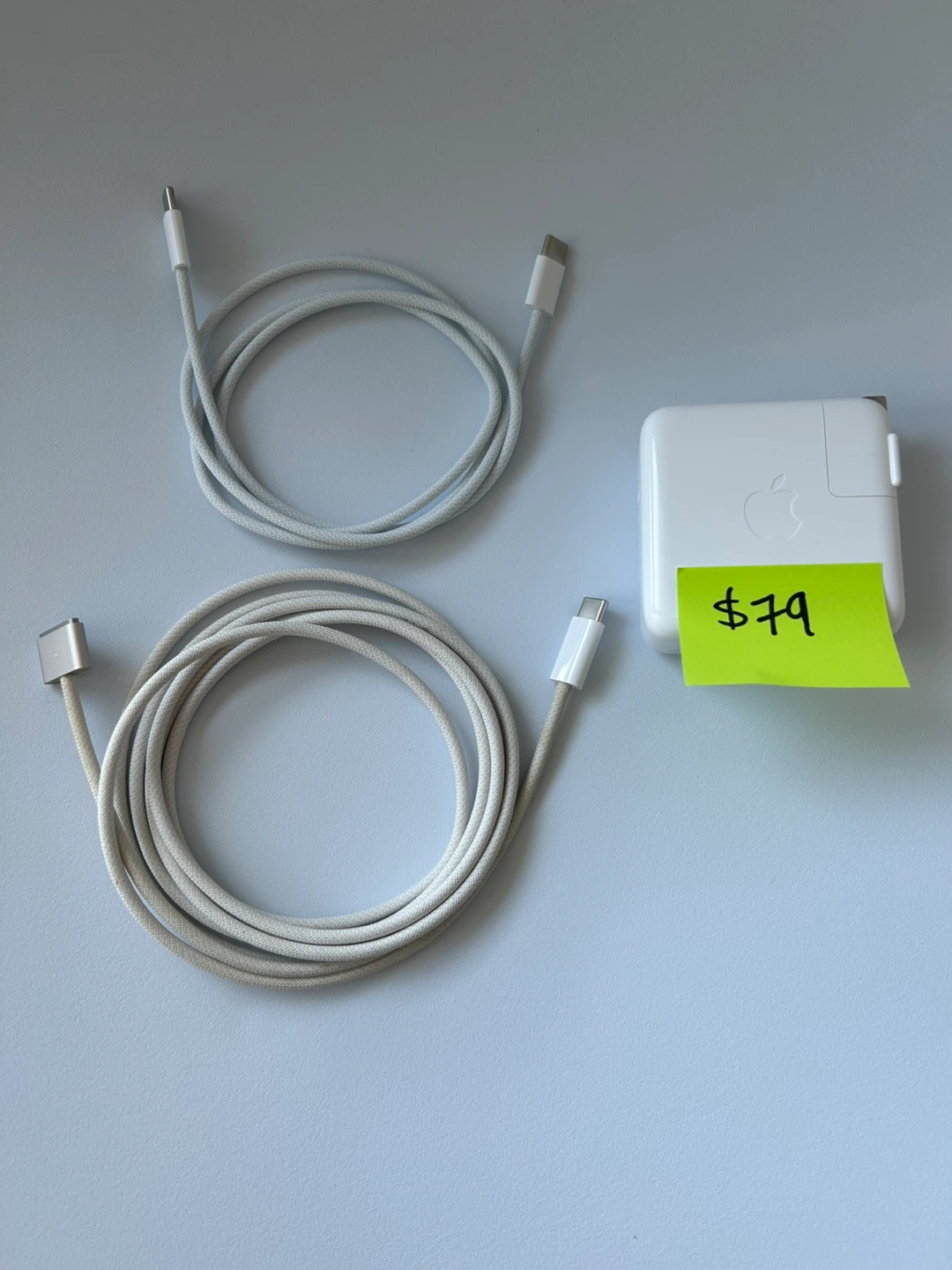 Apple 70W USB-C Power Adapter with Two Cables