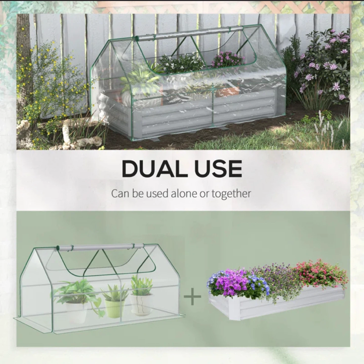 Mini Raised Garden Bed & Greenhouse - photo 2