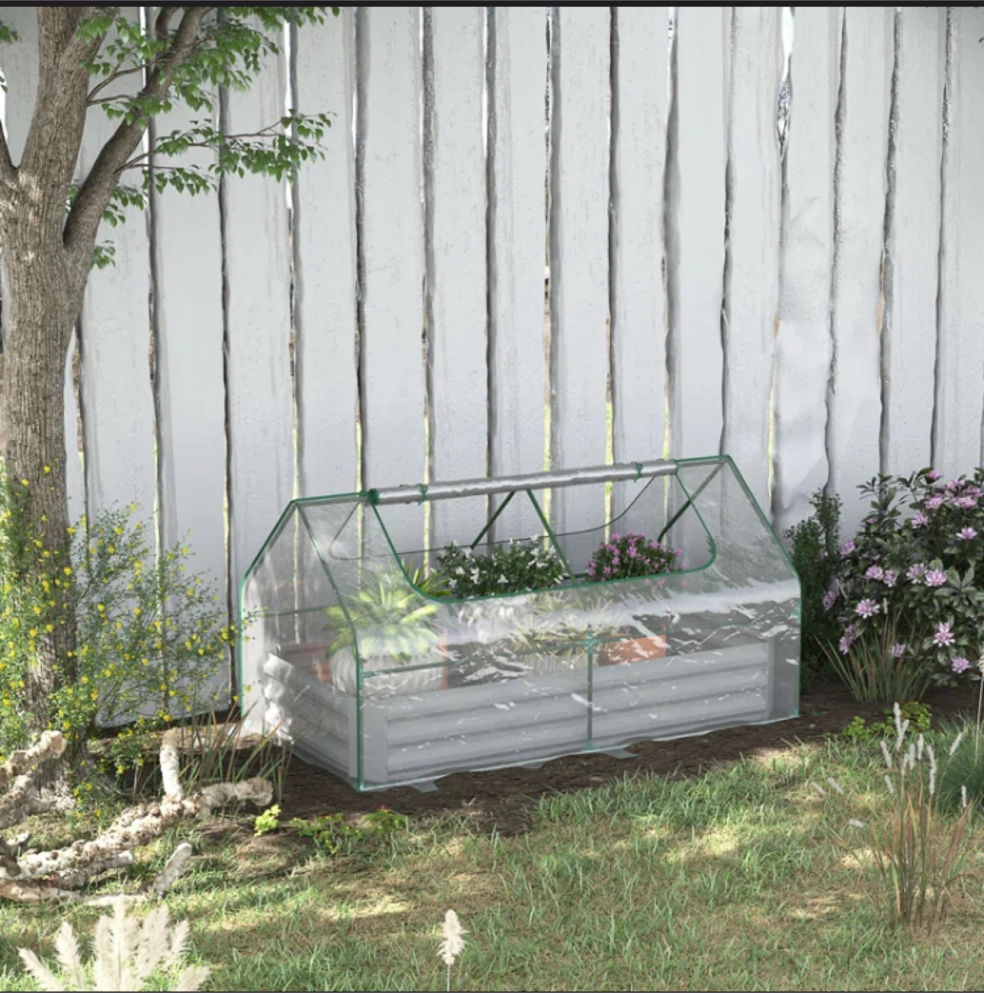 Mini Raised Garden Bed & Greenhouse