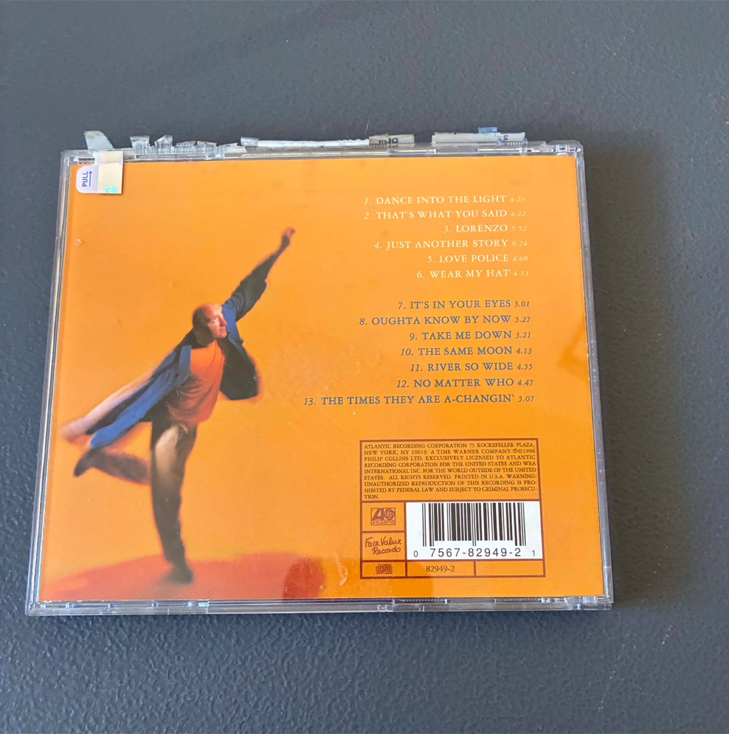Phil Collins Dance Into The Light CD - photo 4