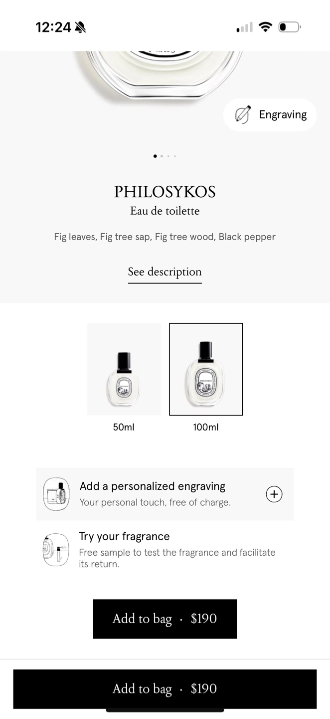 Diptyque Philosykos Eau de Toilette Perfume 100 ml - photo 3