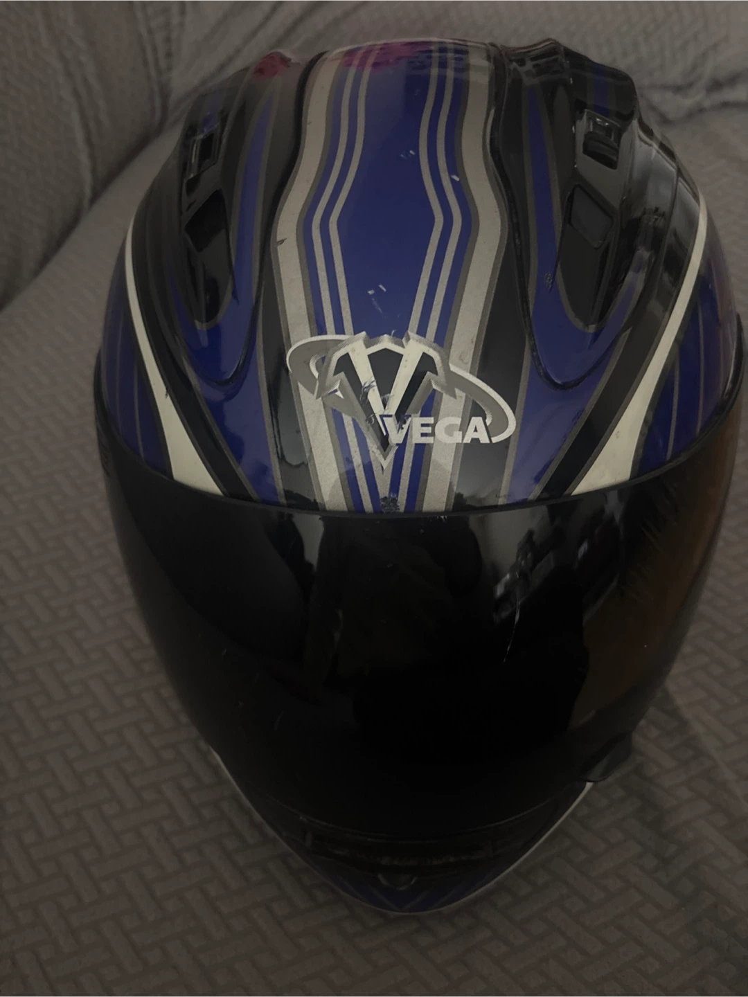 Vega Motorcycle Helmet DOT Certified Size L