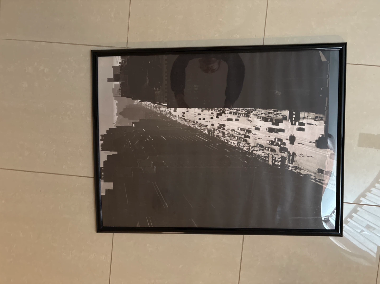 Framed Abstract Cityscape Print