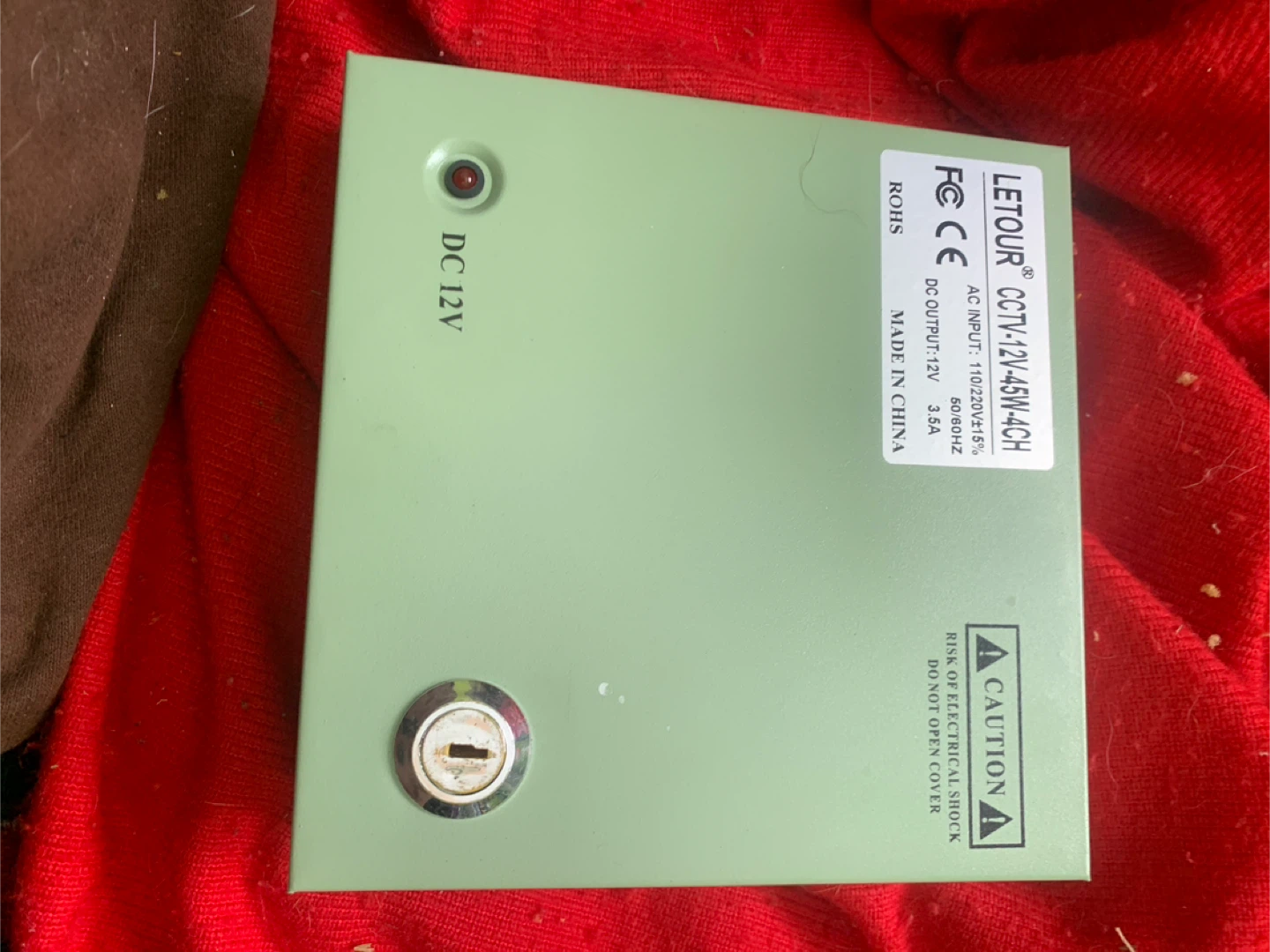 LETROUR CCTV Power Supply 4CH 12V 3.5A - photo 4