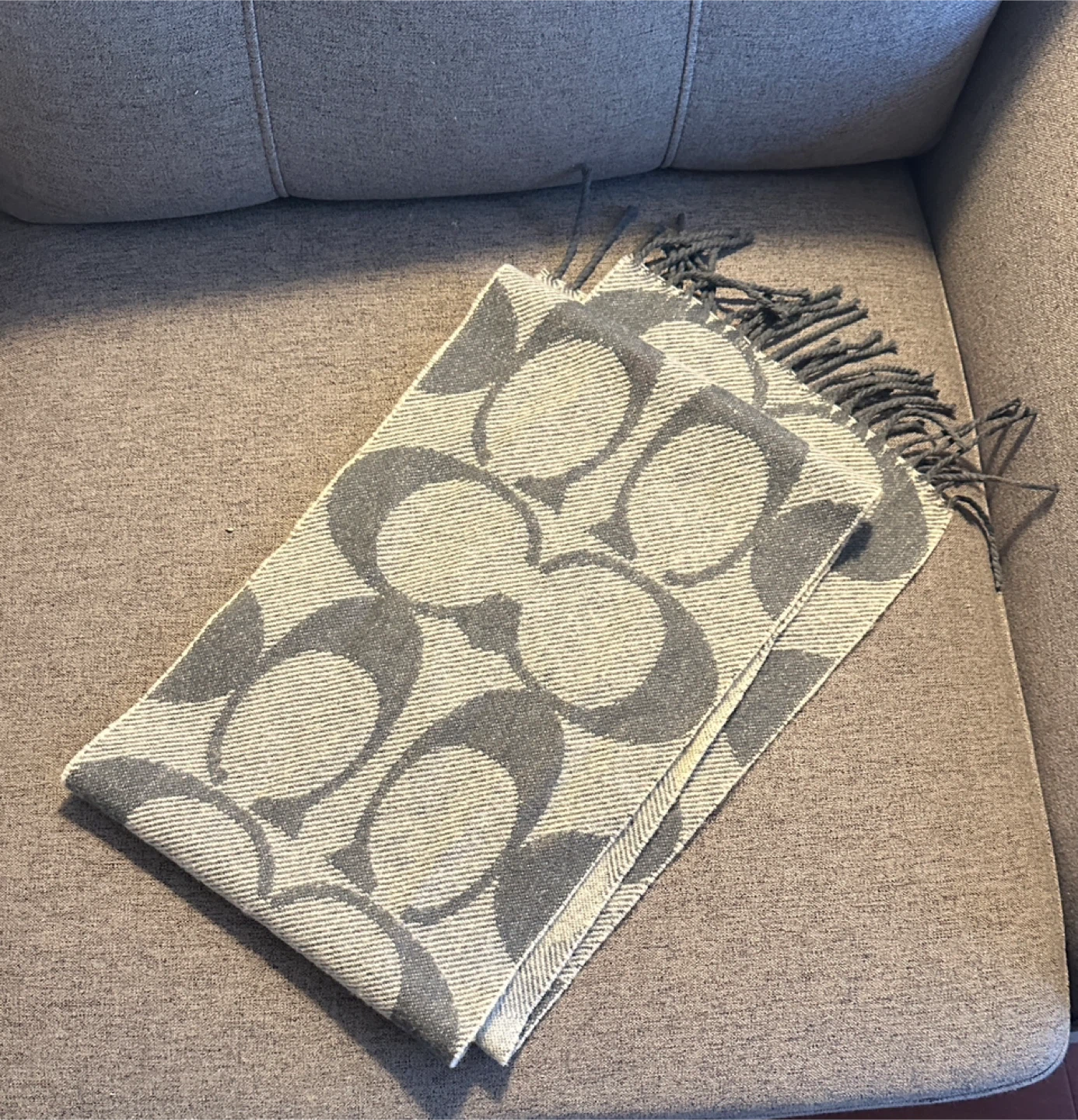 Coach Signature Pattern Scarf