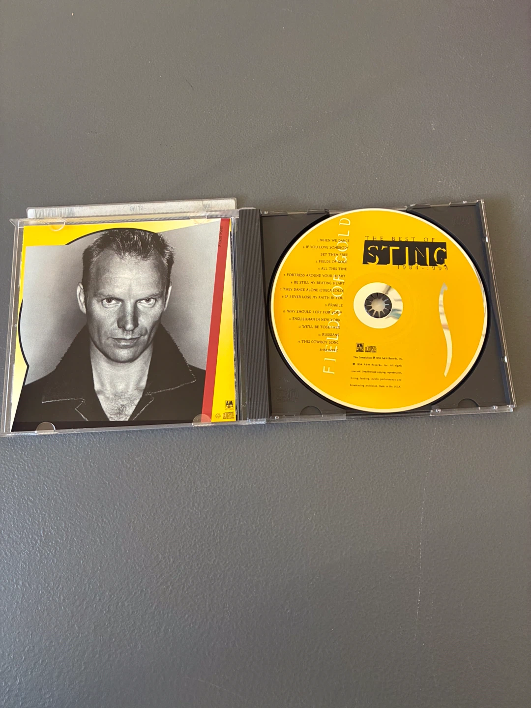The Best of Sting Fields of Gold 1984-1994 CD - photo 2