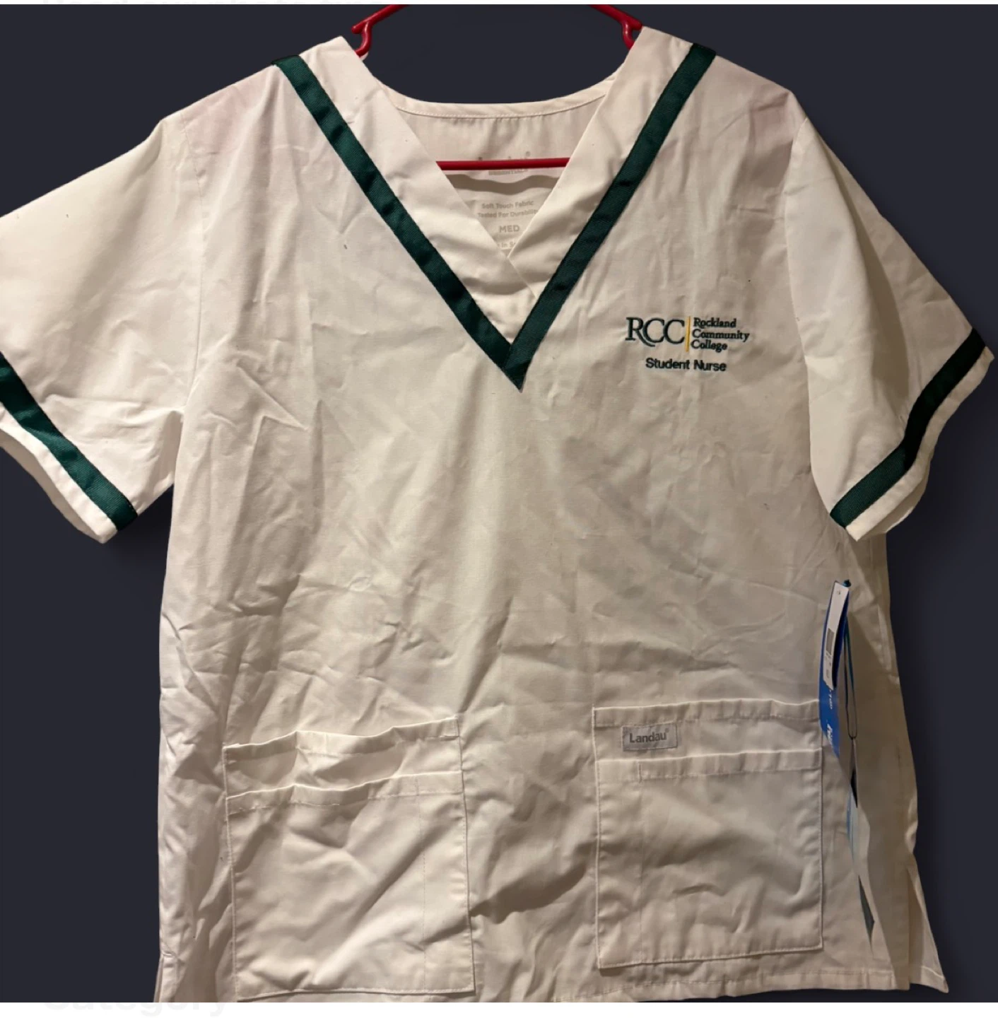 Cherokee Scrub Pants and RCC Student Nurse Top - Medium
