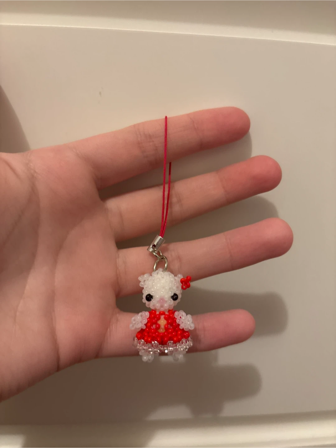 Beaded Hello Kitty Charm