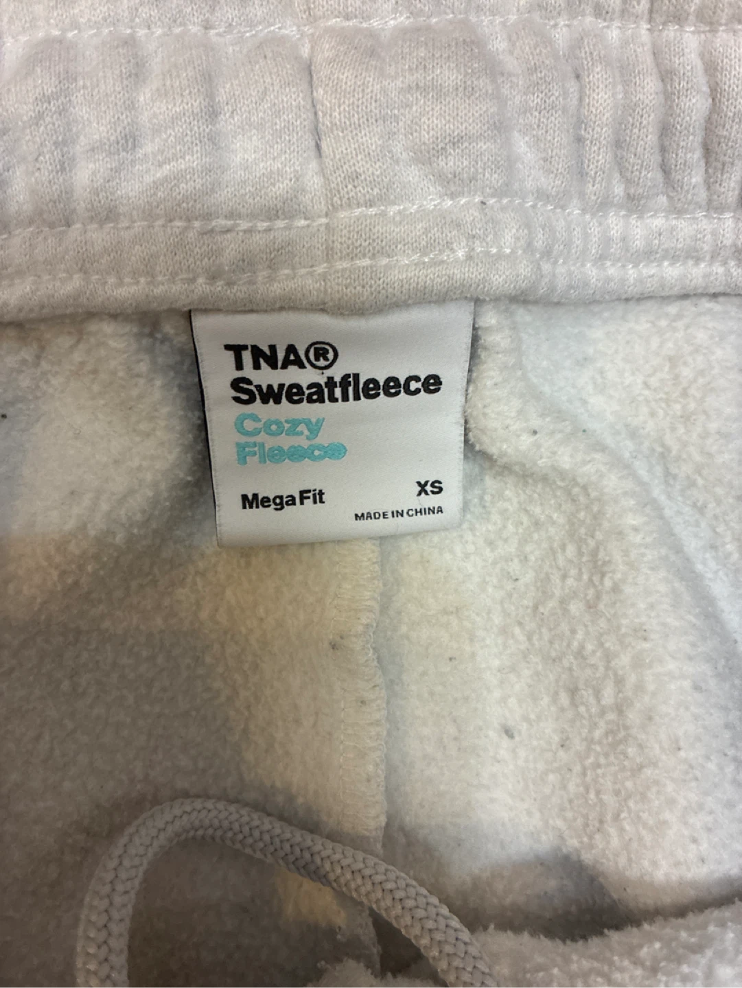 TNA Sweatfleece Cozy Fleece Mega Fit Sweatpants XS - photo 2